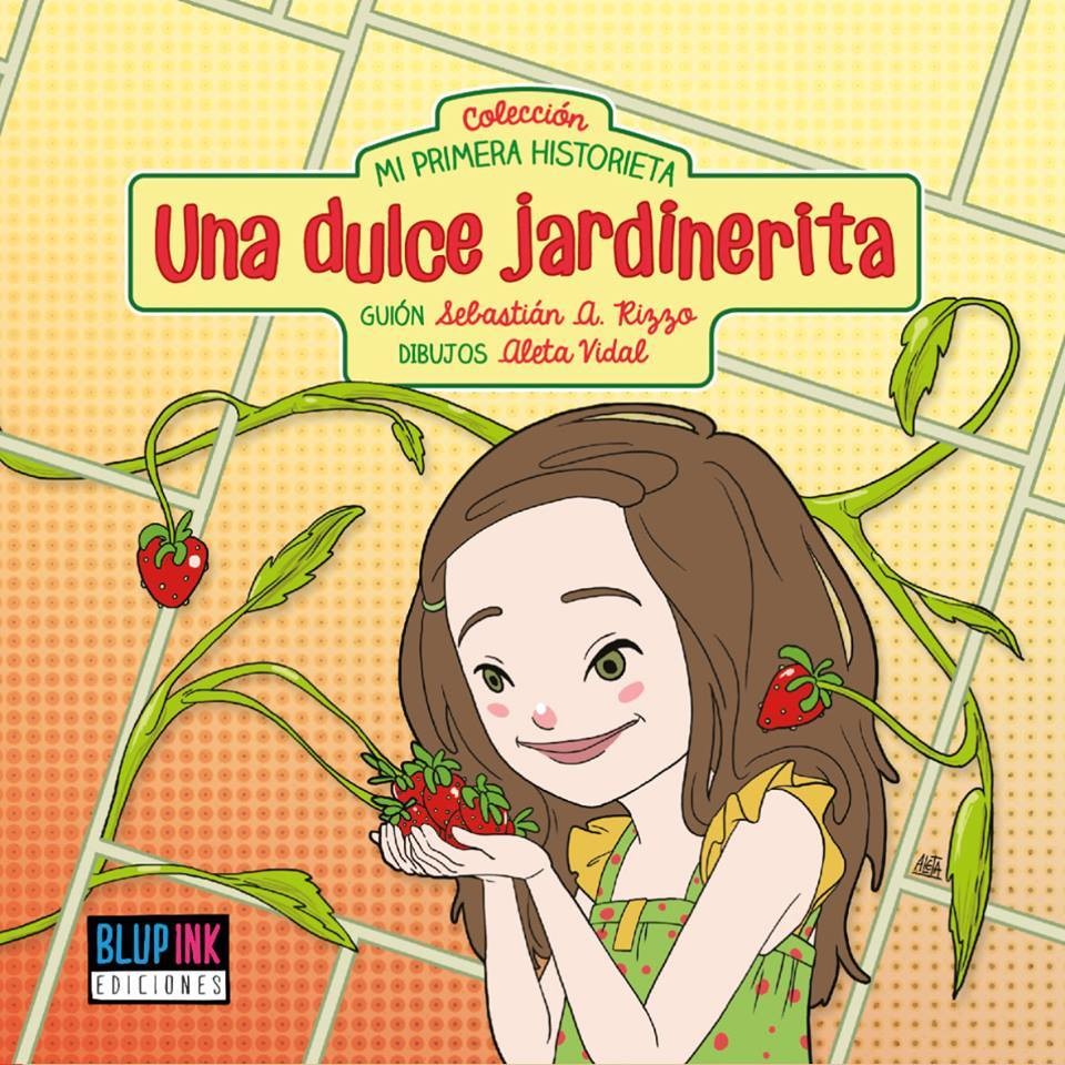 Una Dulce Jardinerita, published by Blupink. Cover.