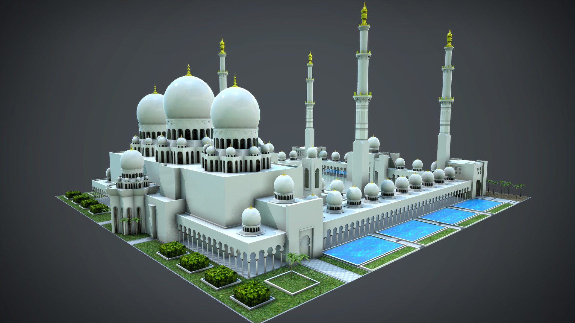 Artstation Grand Mosque Sheikh Zayed Fidel Hau