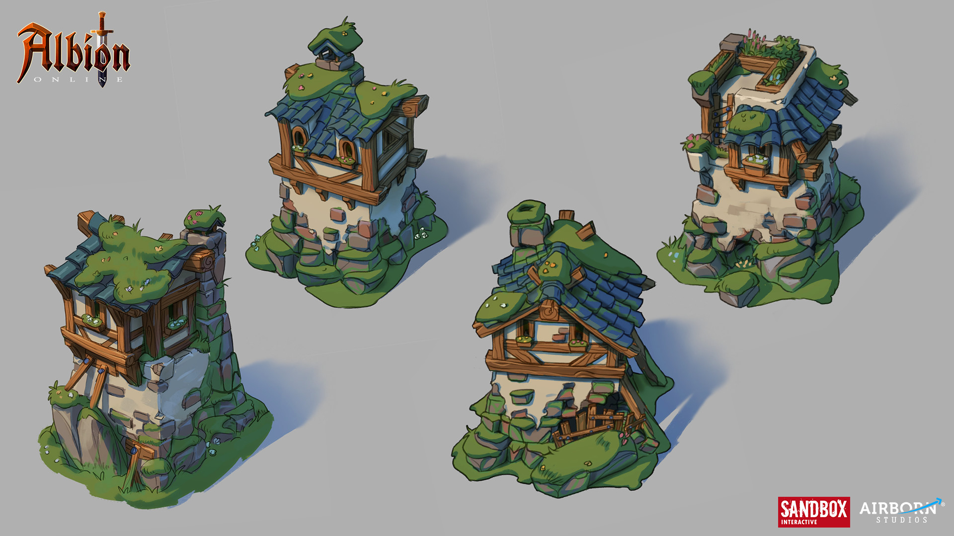 Airborn Studios - Albion Online : Highlands 2d concepts