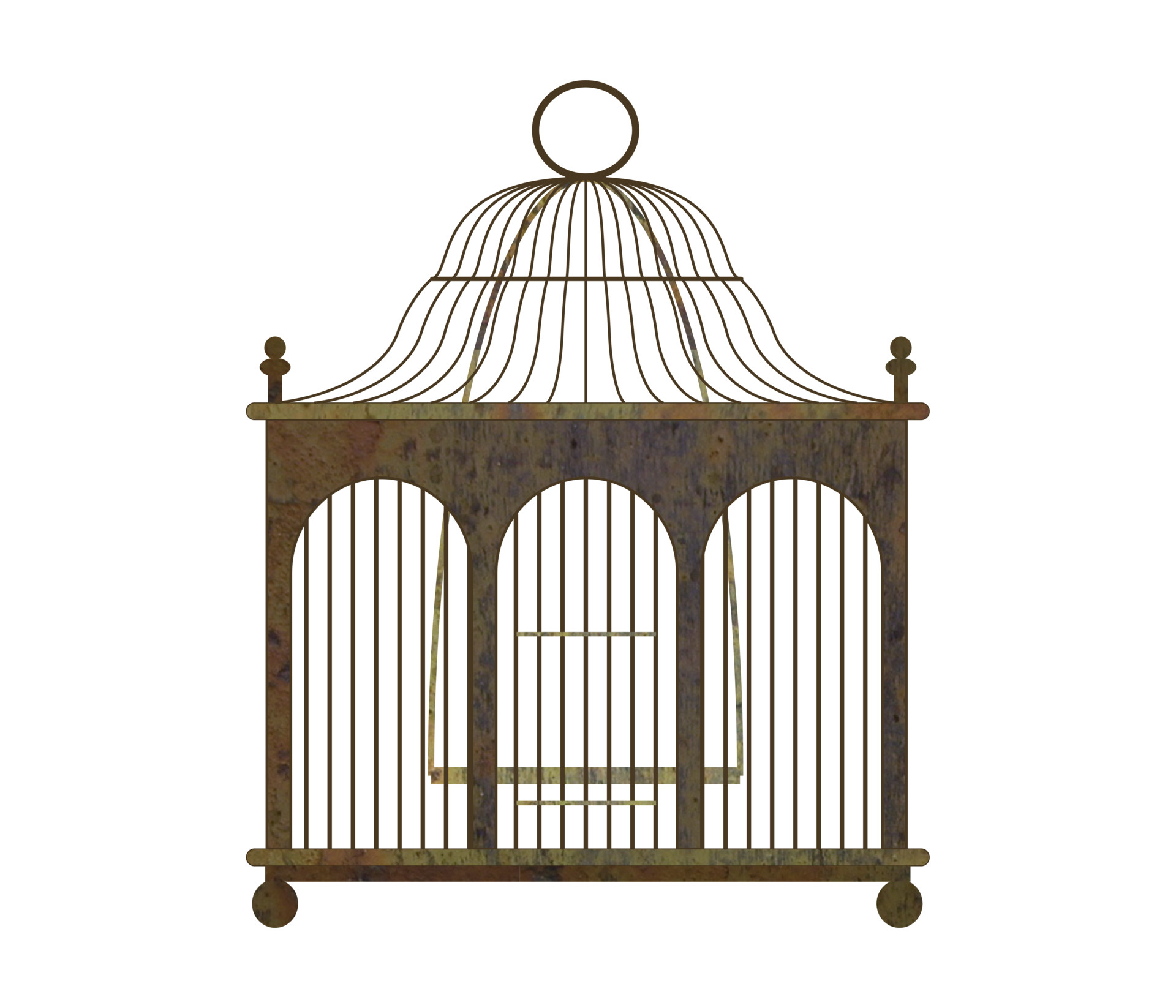 Artstation Bird In A Vintage Cage Tessa Cheung