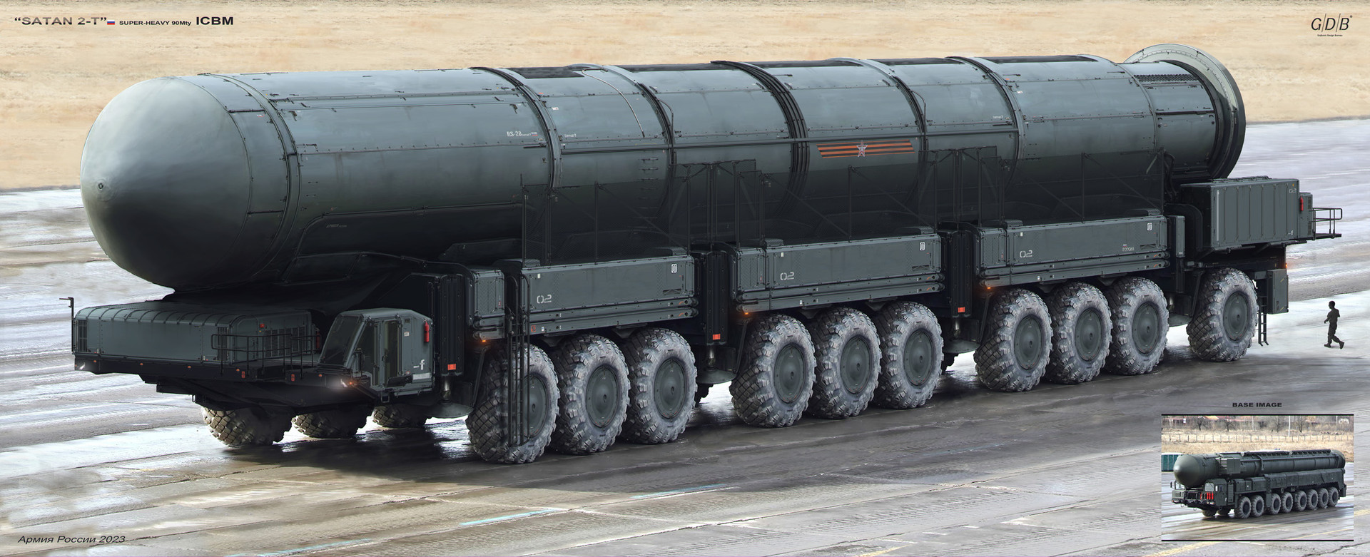 Artstation Satan 2 T Super Heavy Icbm Gojkovic Design Bureau G D B