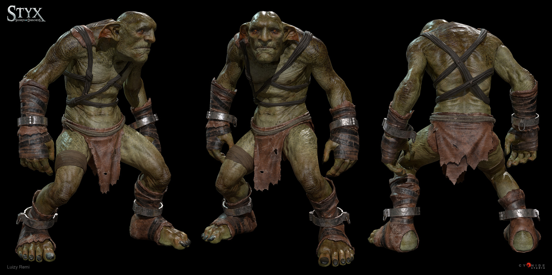 Artstation Styx Shards Of Darkness Styx And Slave Gobelin Remi Luizy