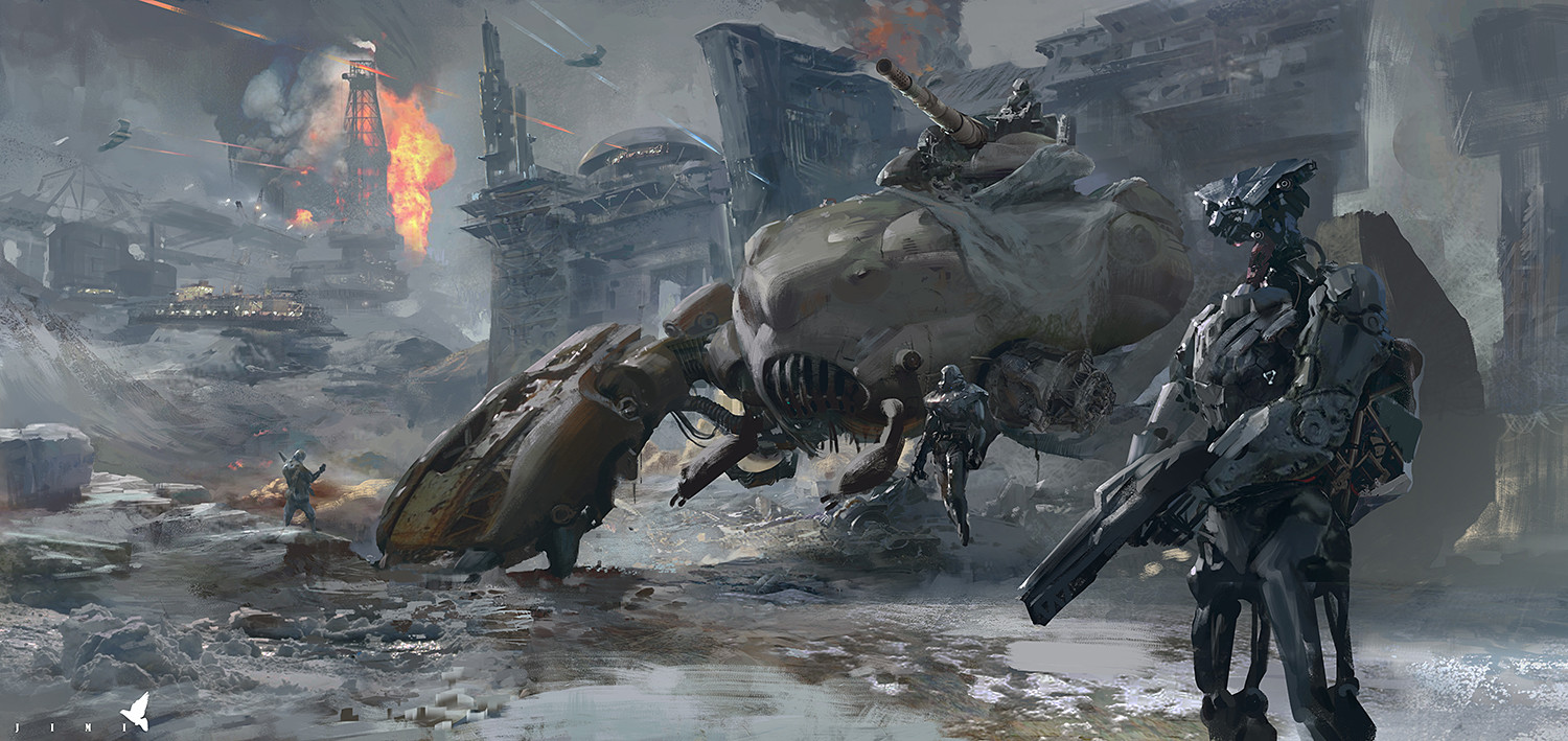 Artstation Snow Mecha Zhang Hang