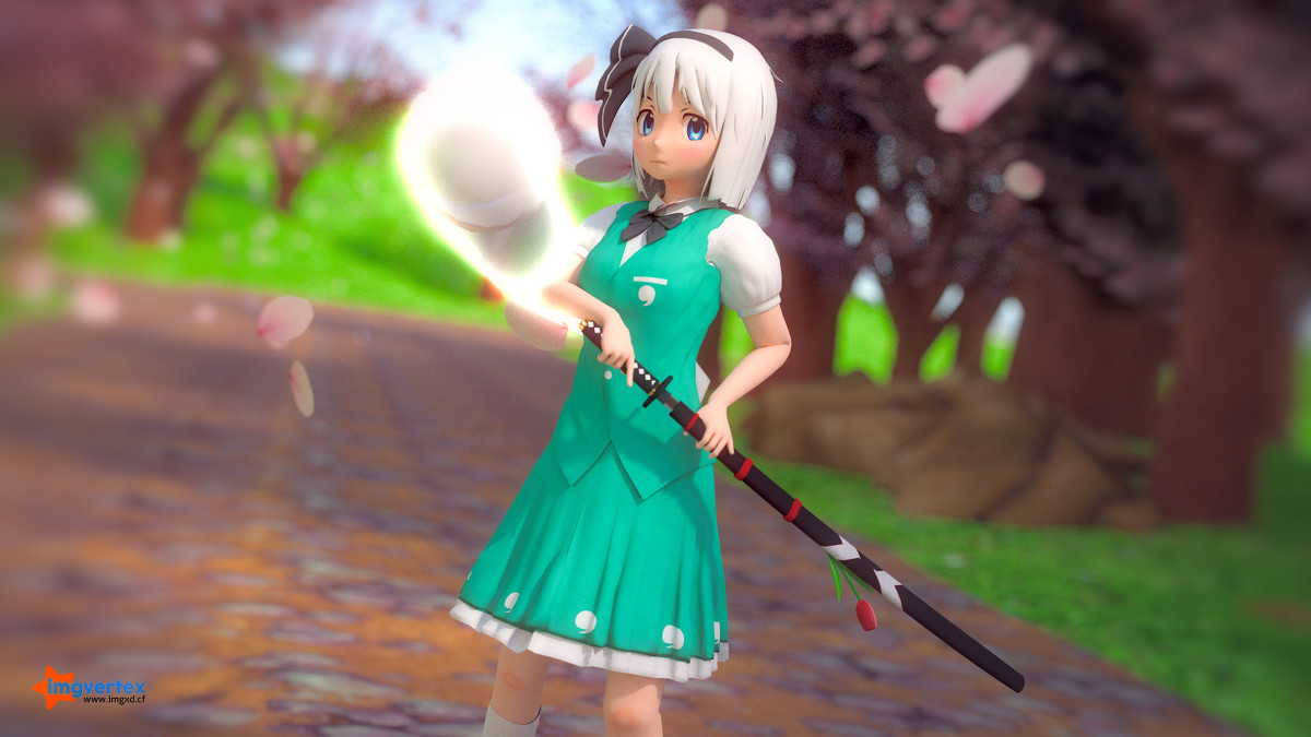 Artstation 3d Animation Youmu Konpaku Frentzen Rafe