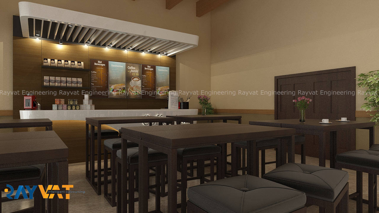 Artstation 3d Interior Rendering Cafe Rayvat Engineering