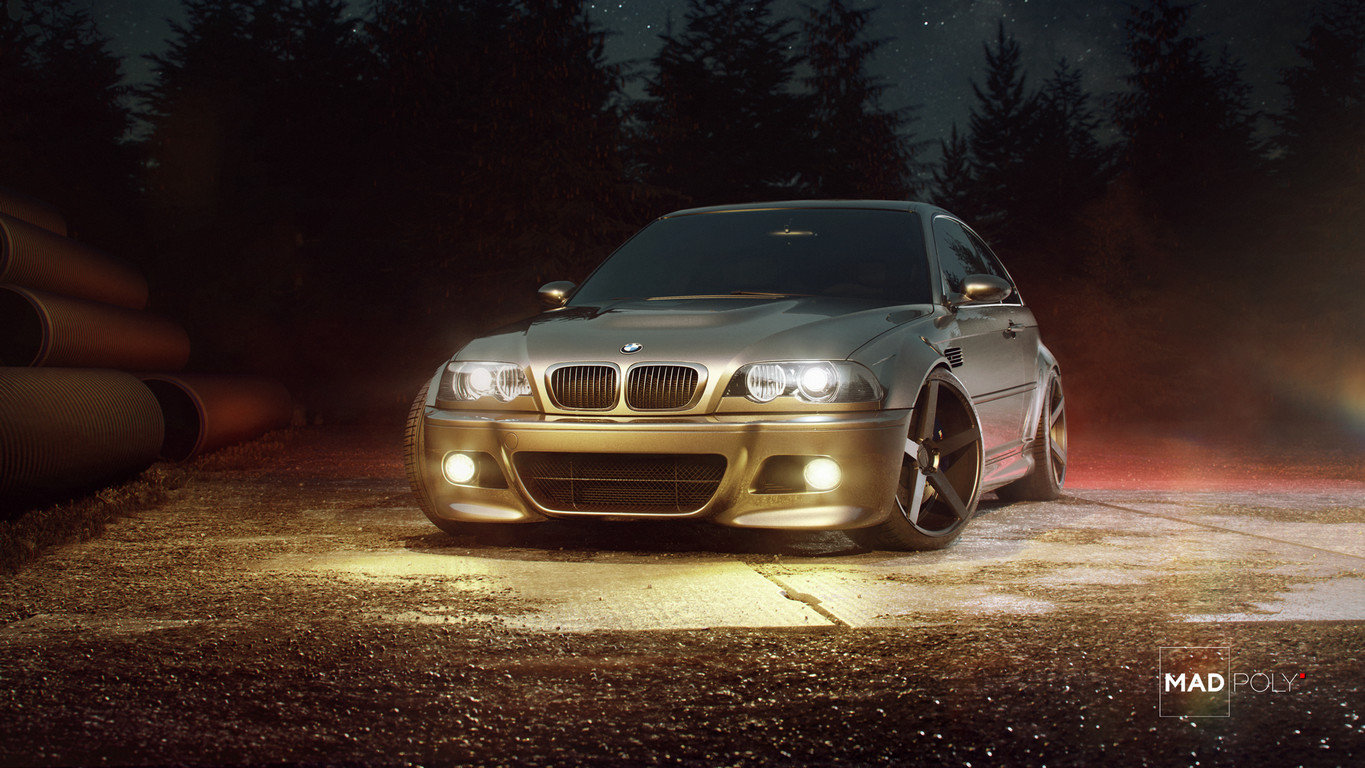 BMW e46 РІ С‚РµРјРЅРѕС‚Рµ