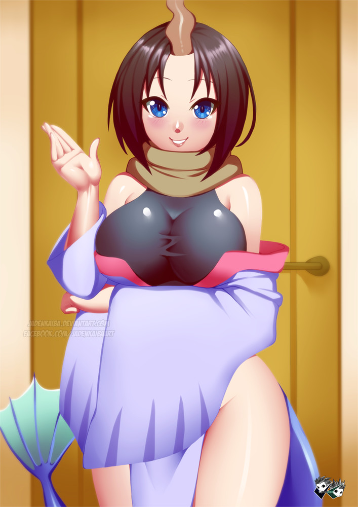 dragon maid elma swimsuit