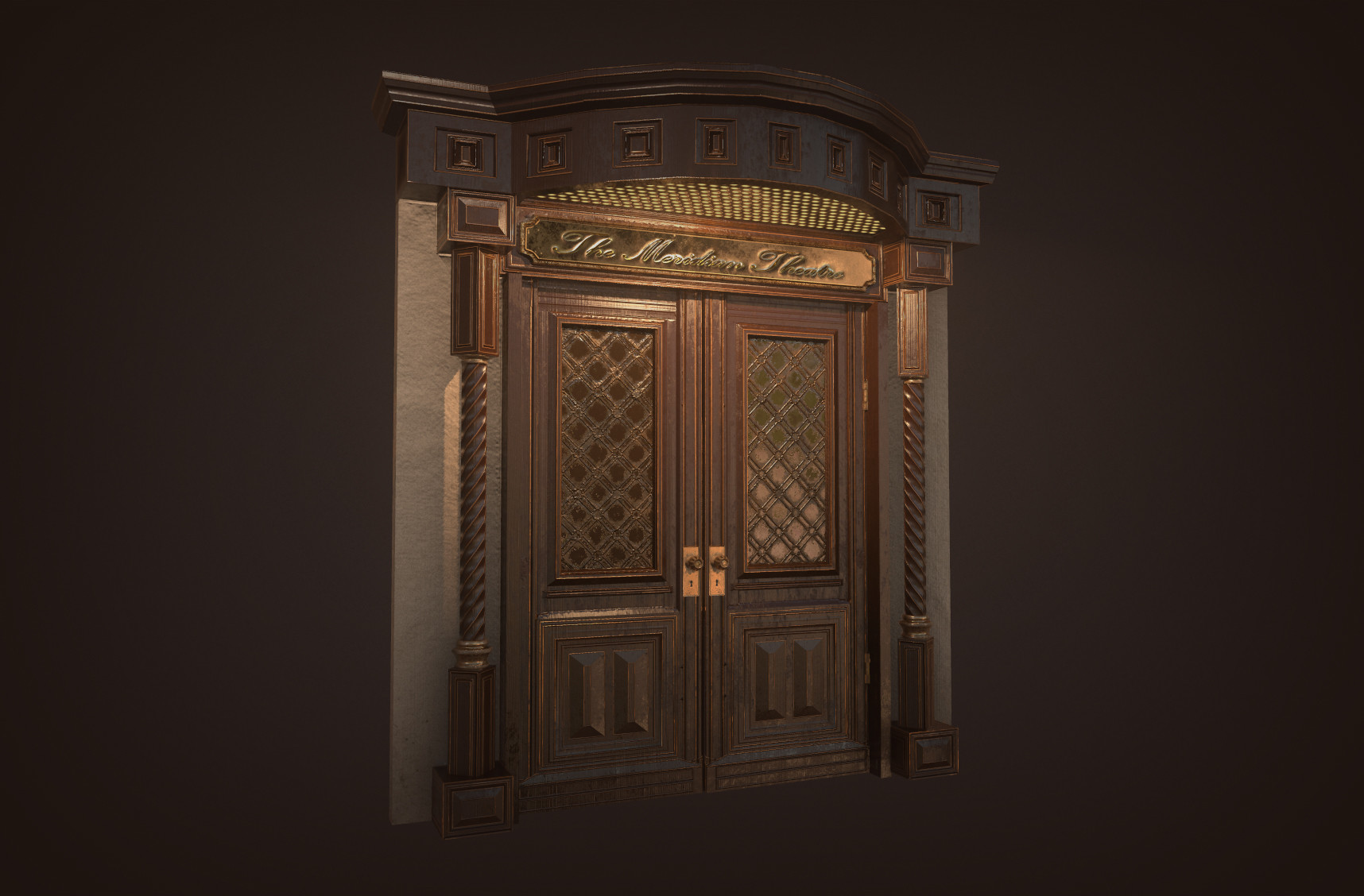 ArtStation - Victorian Theatre Door