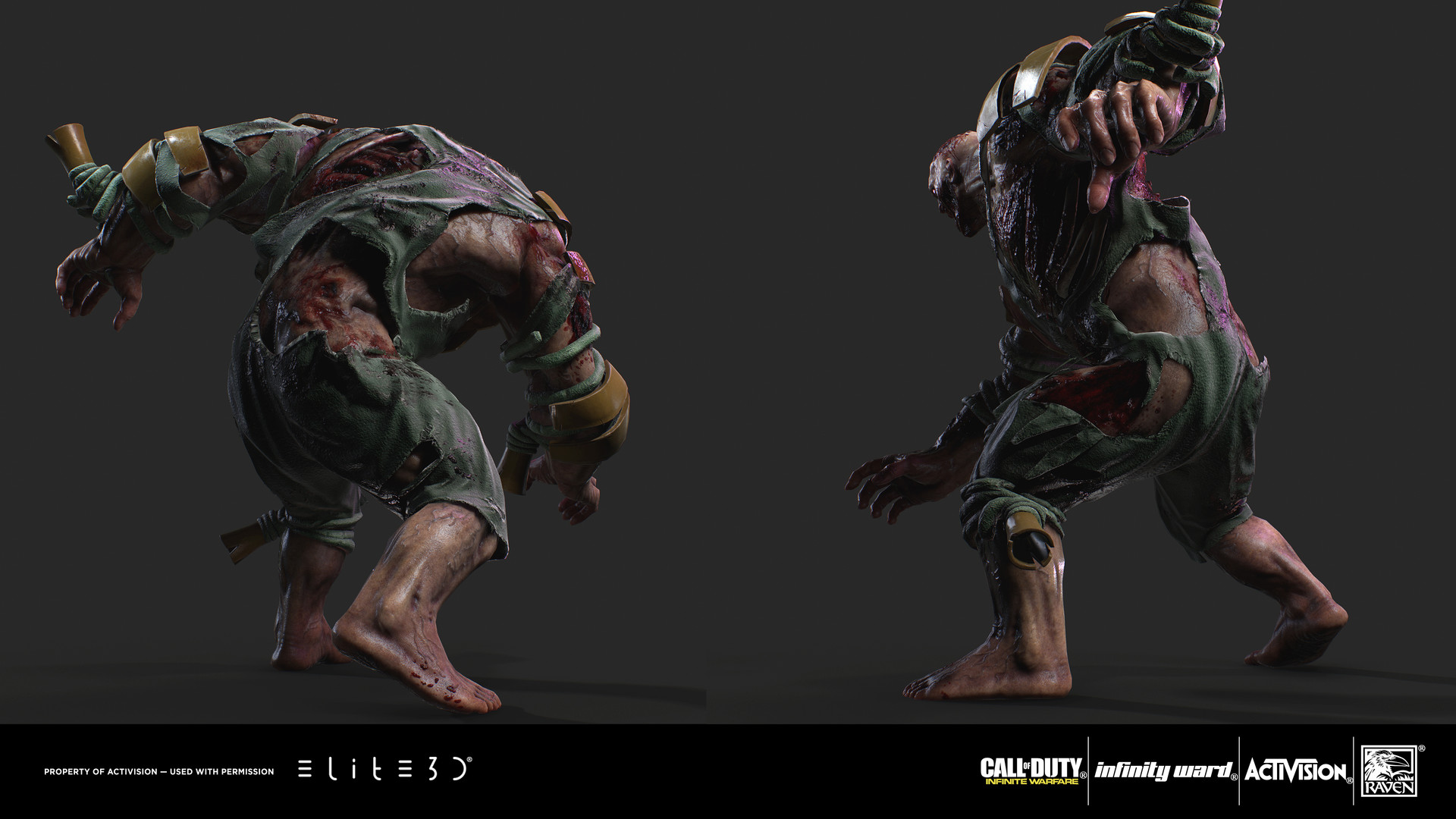Artstation Call Of Duty Infinite Warfare Zombie Joe Tuscany