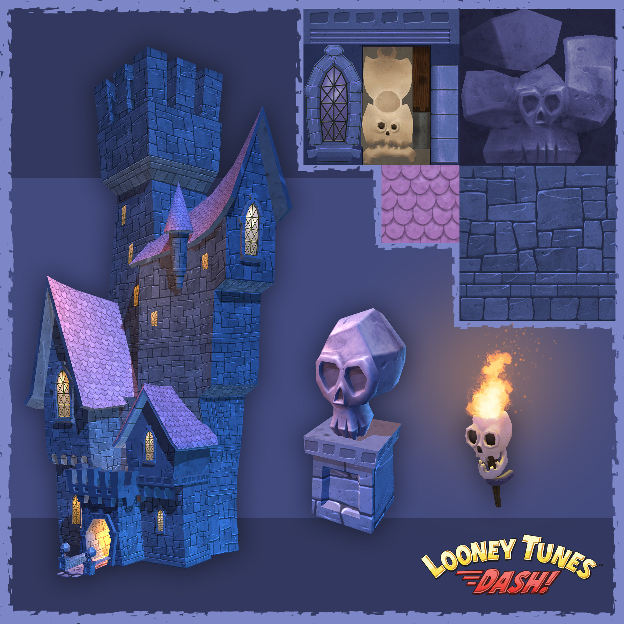 Artstation Environment Assets And Textures Looney Tunes Dash