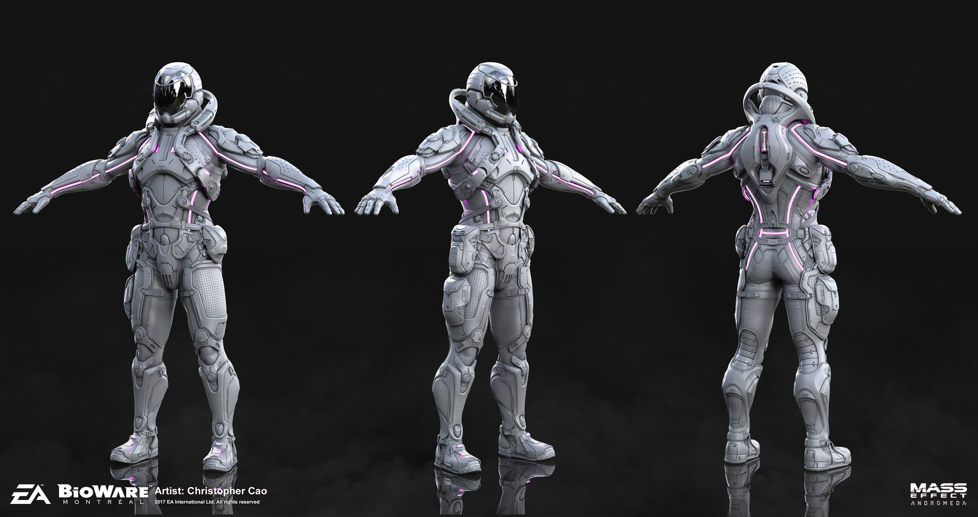 Artstation Mass Effect Andromeda Heleus Armor Set Highres