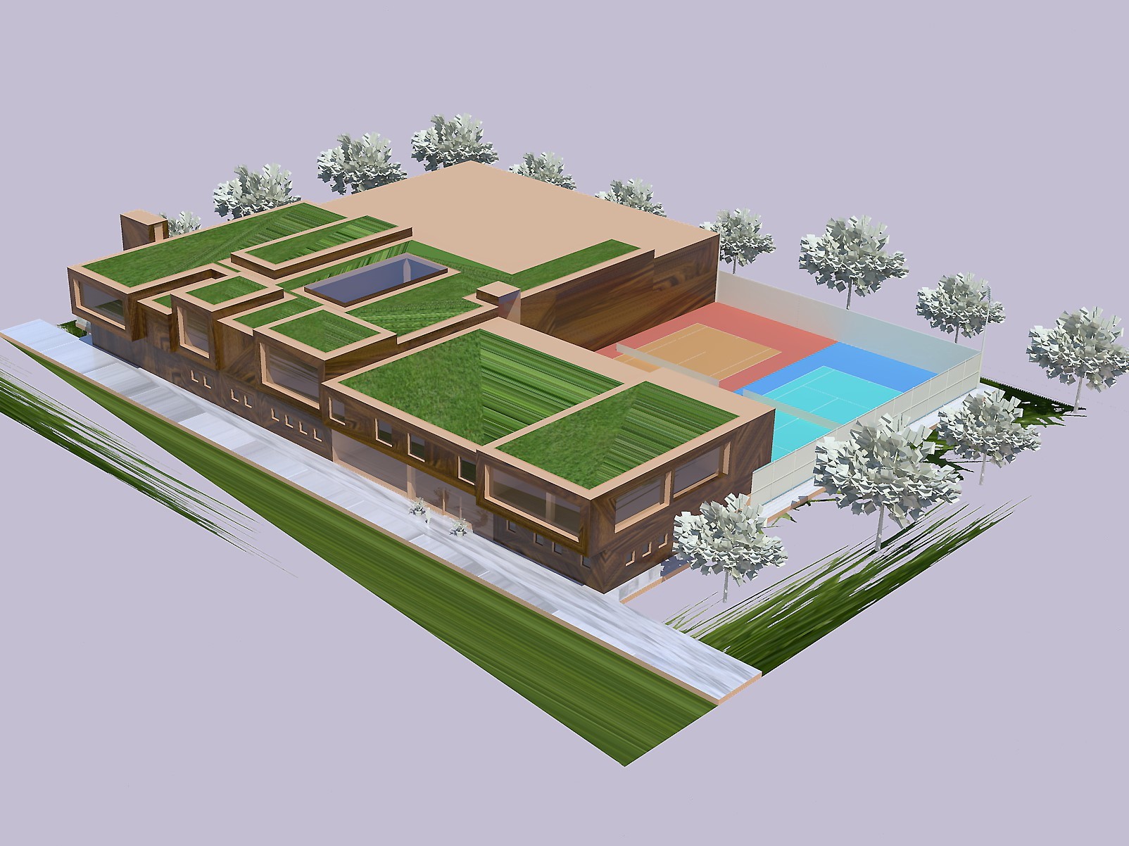 ArtStation Conceptual Sports Centre