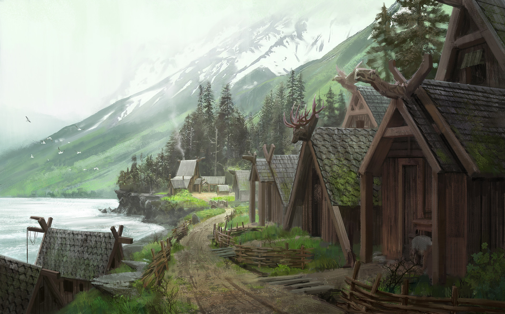 ArtStation Viking Village, Tyson Roberts