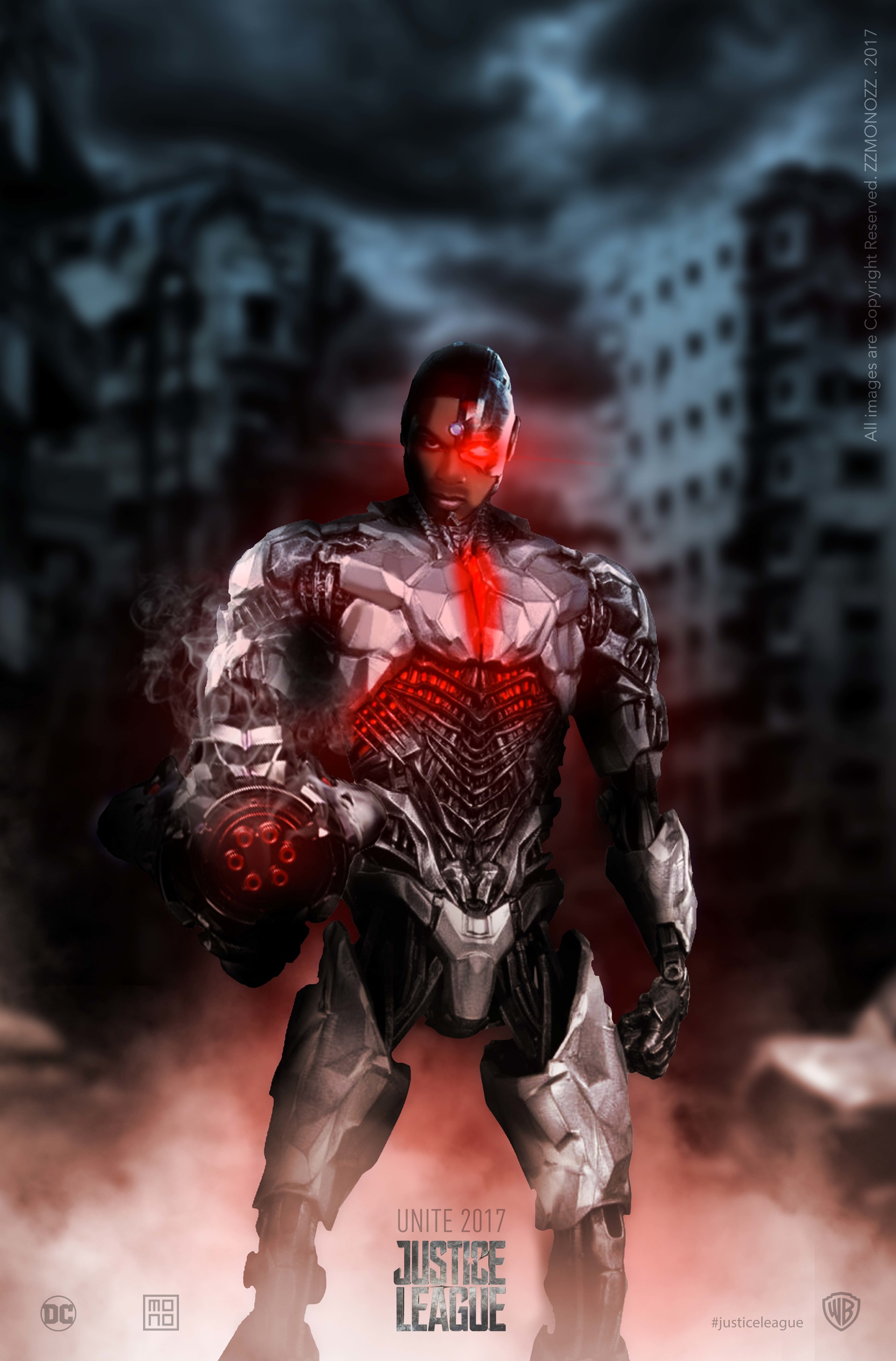 Mono Design - Justice League - Cyborg