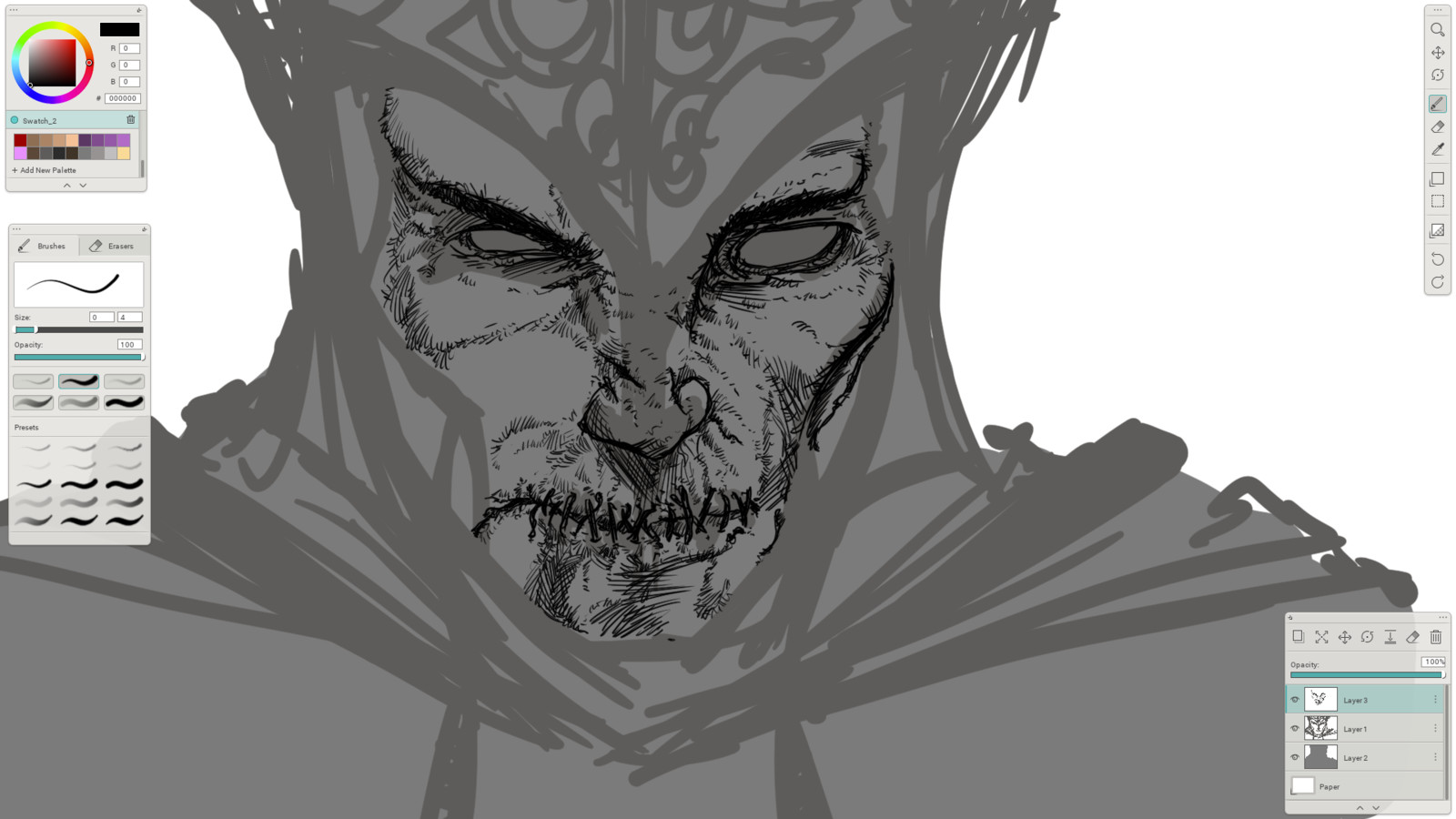 03 - Inking in the details