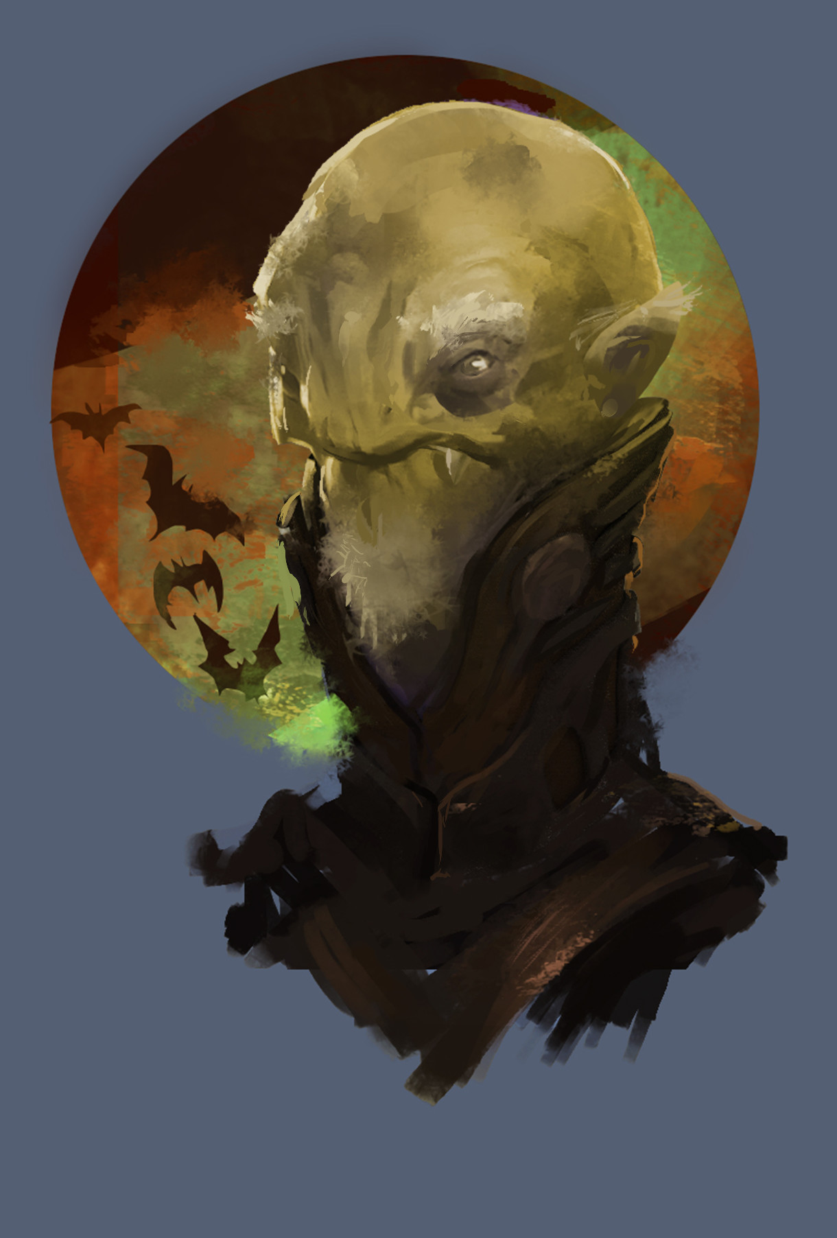 Artstation Painting A Vampire Glupman Illustrations
