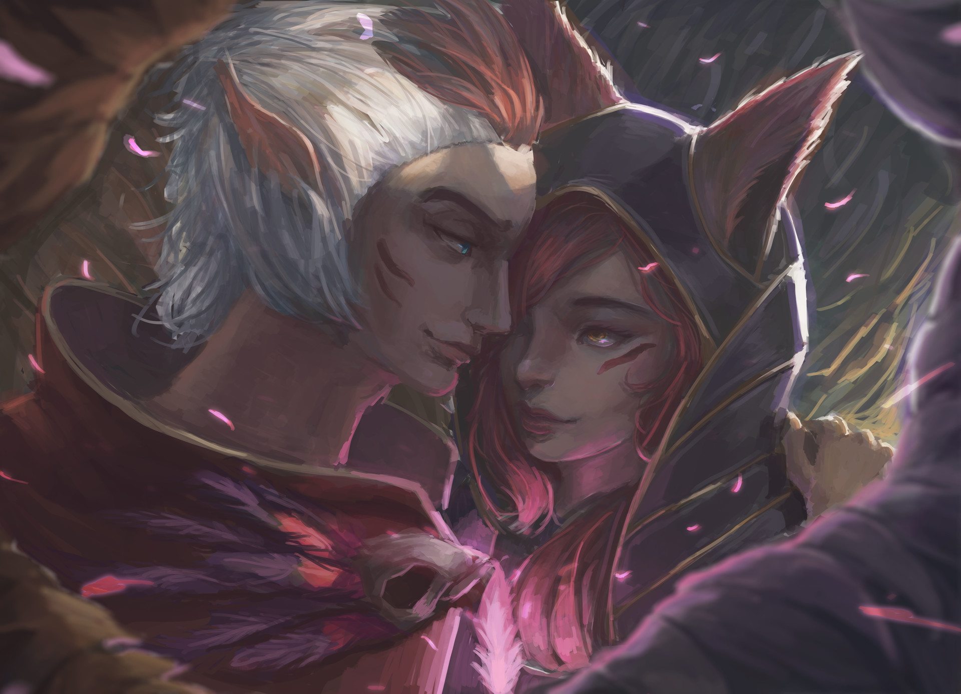 artstation xayah and rakan league