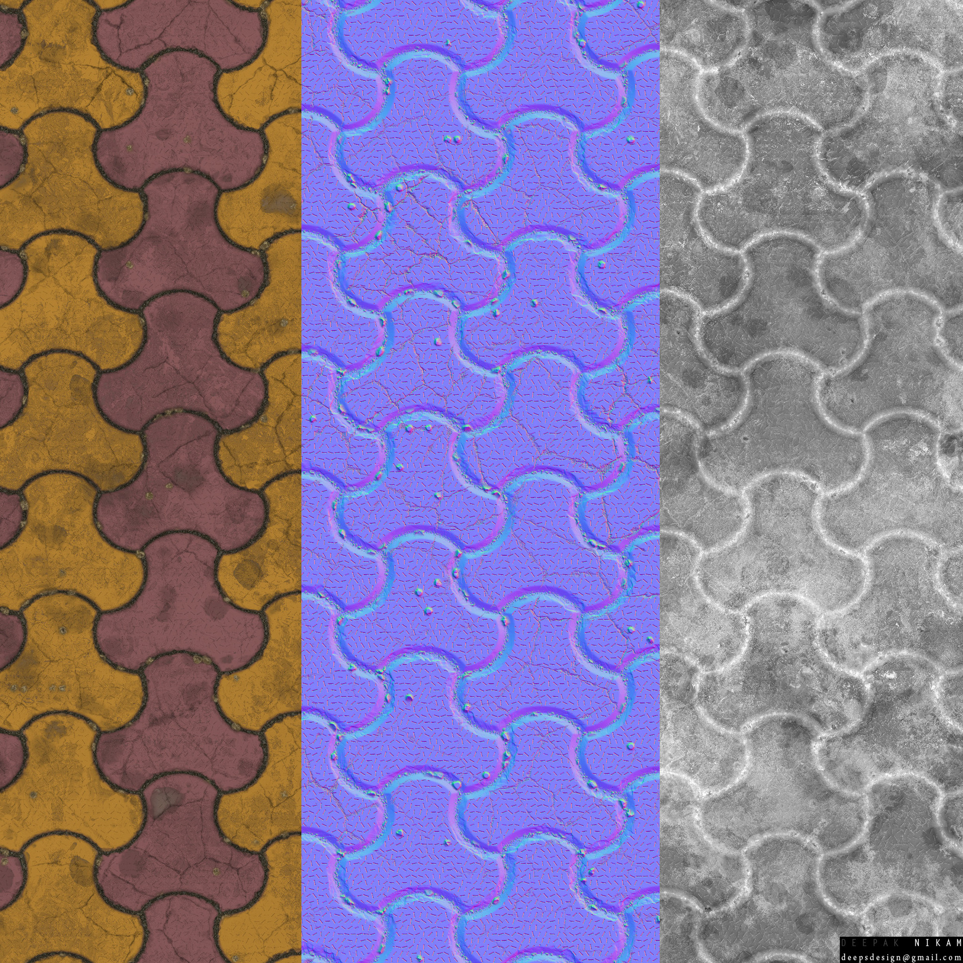 Artstation Paver Block Designs Deepak Nikam