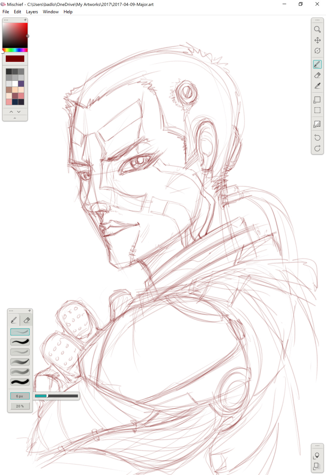 01 - Initial concept sketch