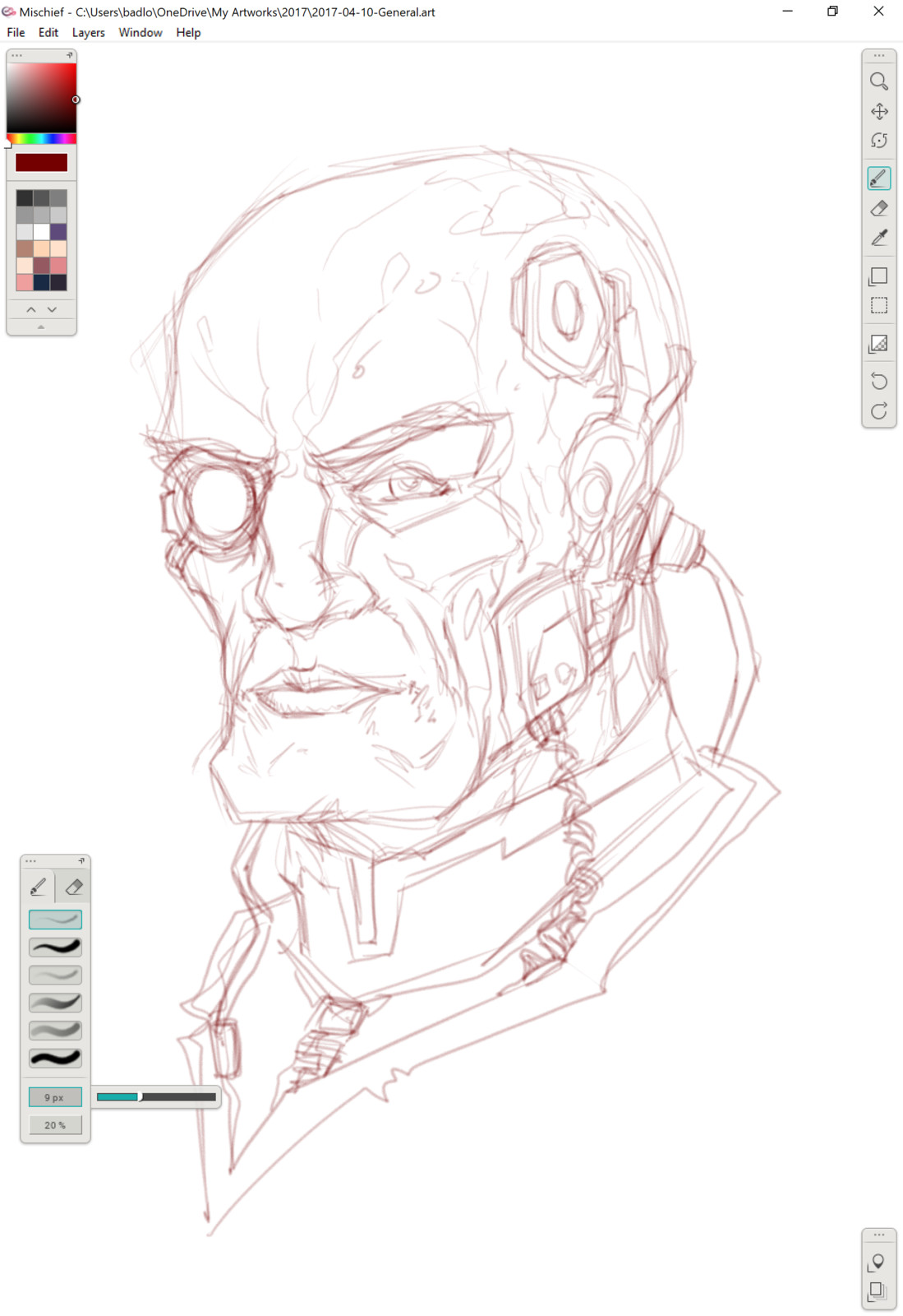 01 - Initial concept sketch