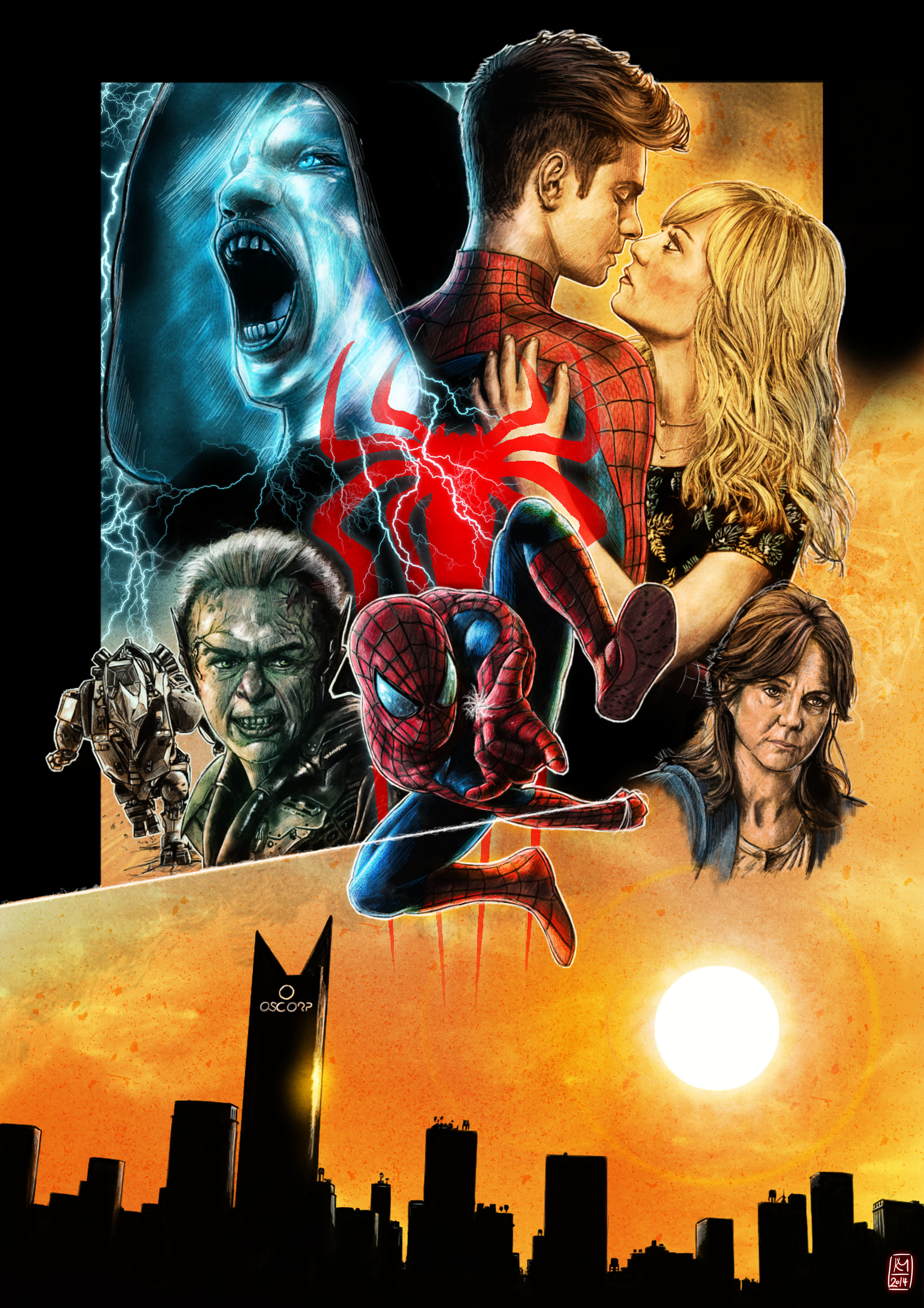 the amazing spider man 2 official poster