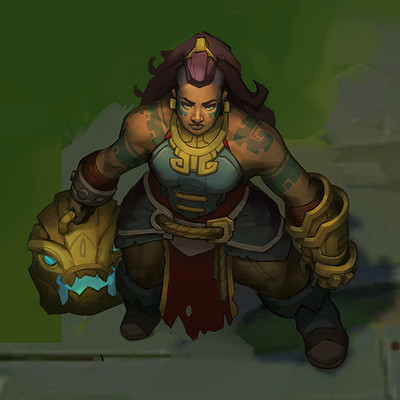 ArtStation - Illaoi, The Kraken Priestess