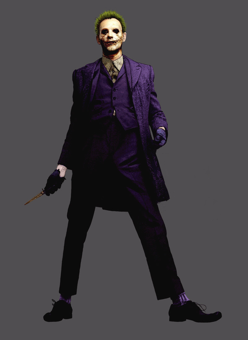 Joker design for the Dark Knight film.