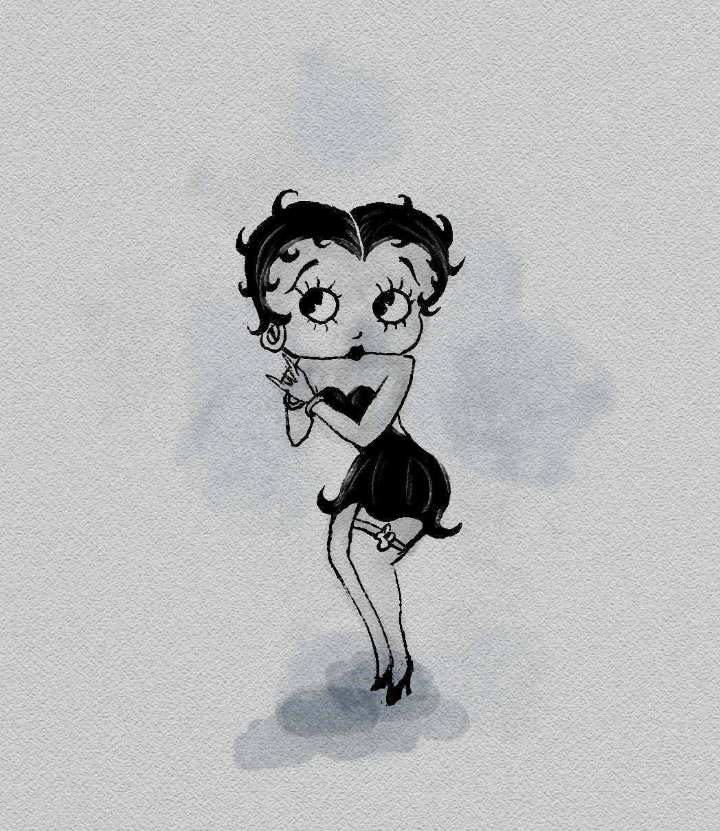 Betty Boop Sketch.