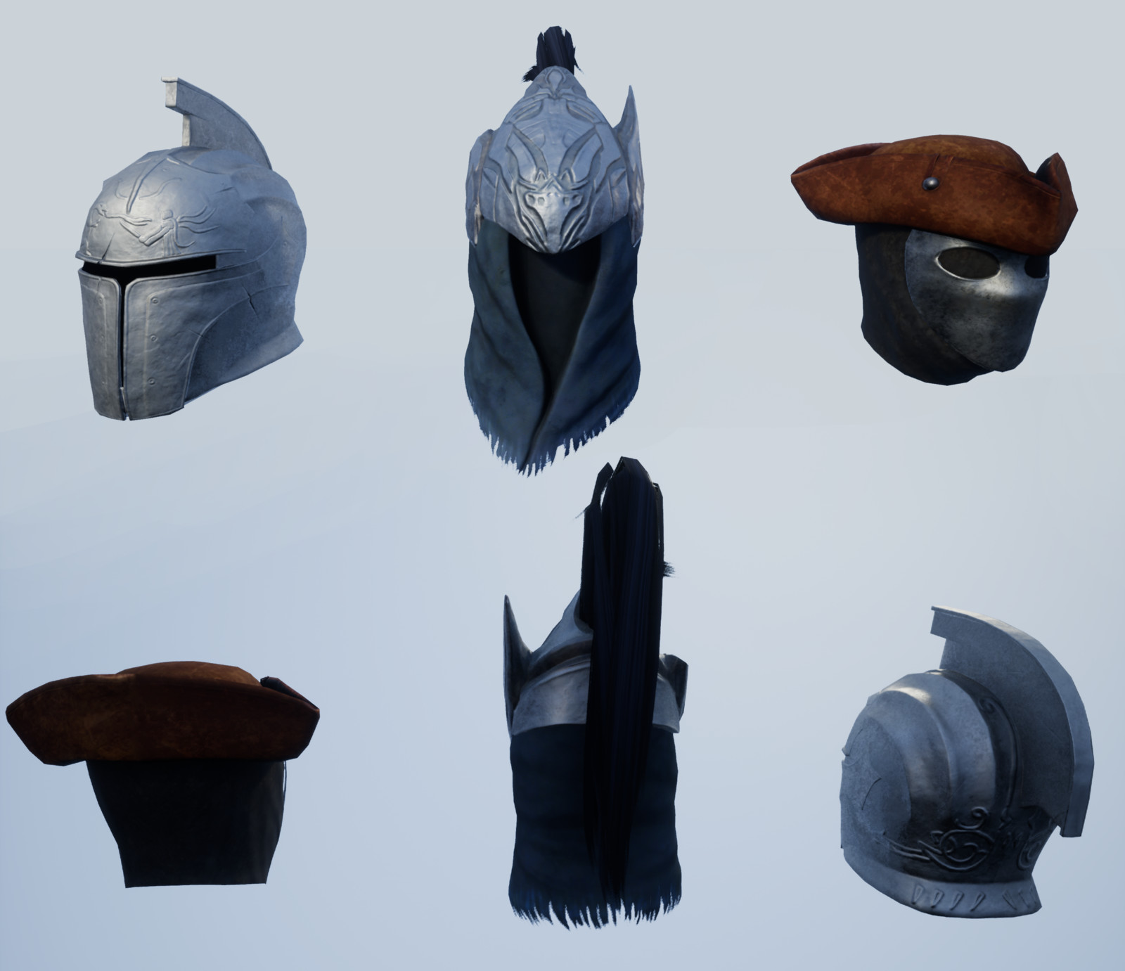 Adam A UE4 Dark Souls 3 Helmets