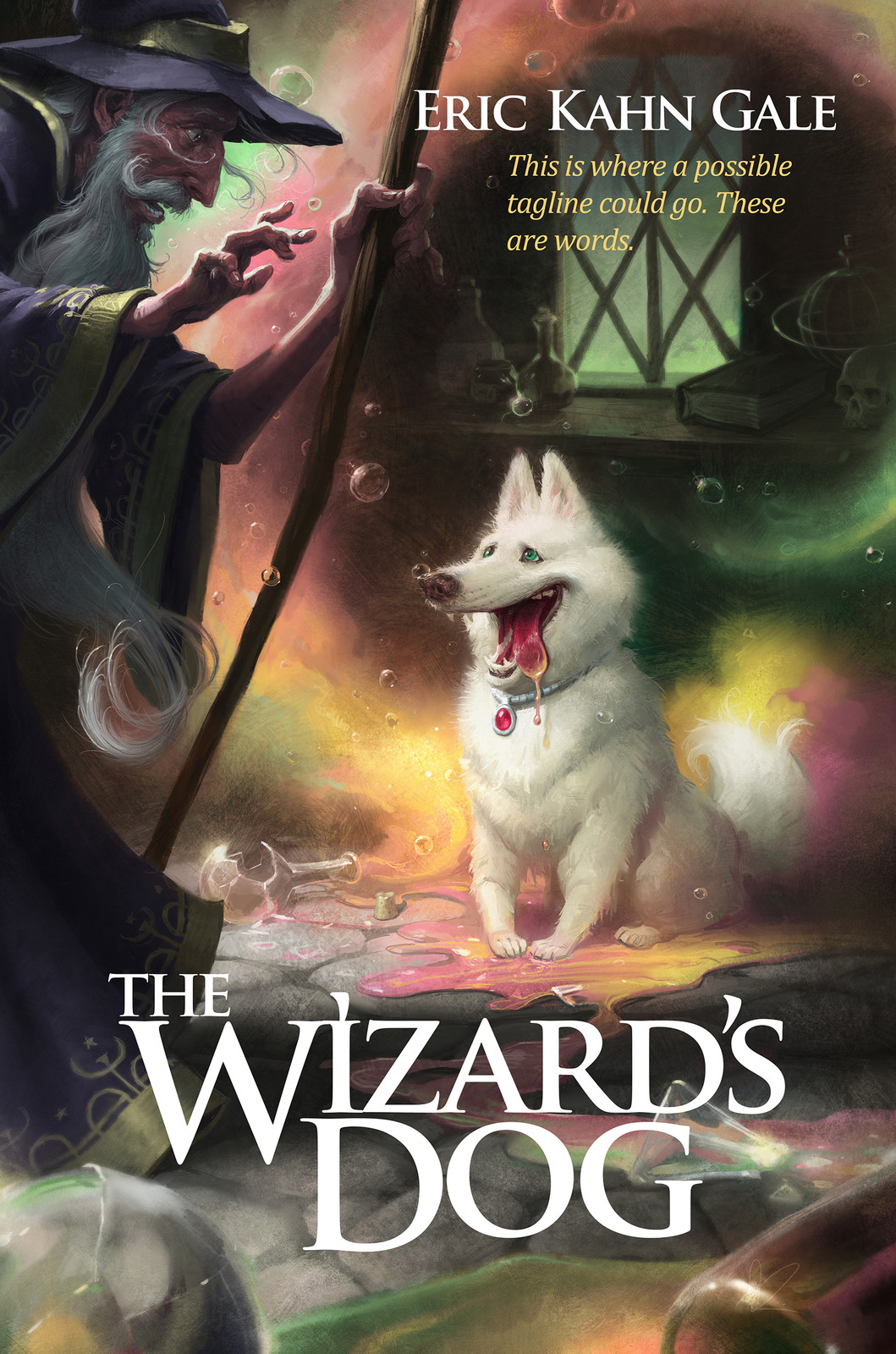 The Wizard's Dog :: Book Cover Illustration