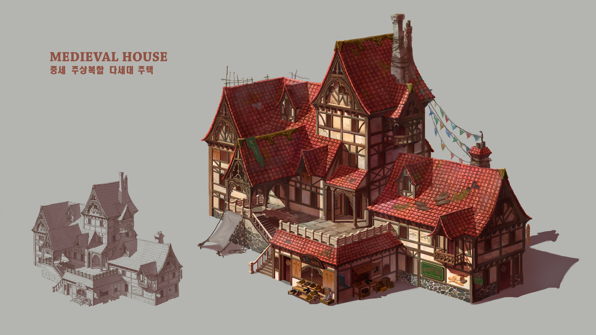 Artstation Medieval House El Wie