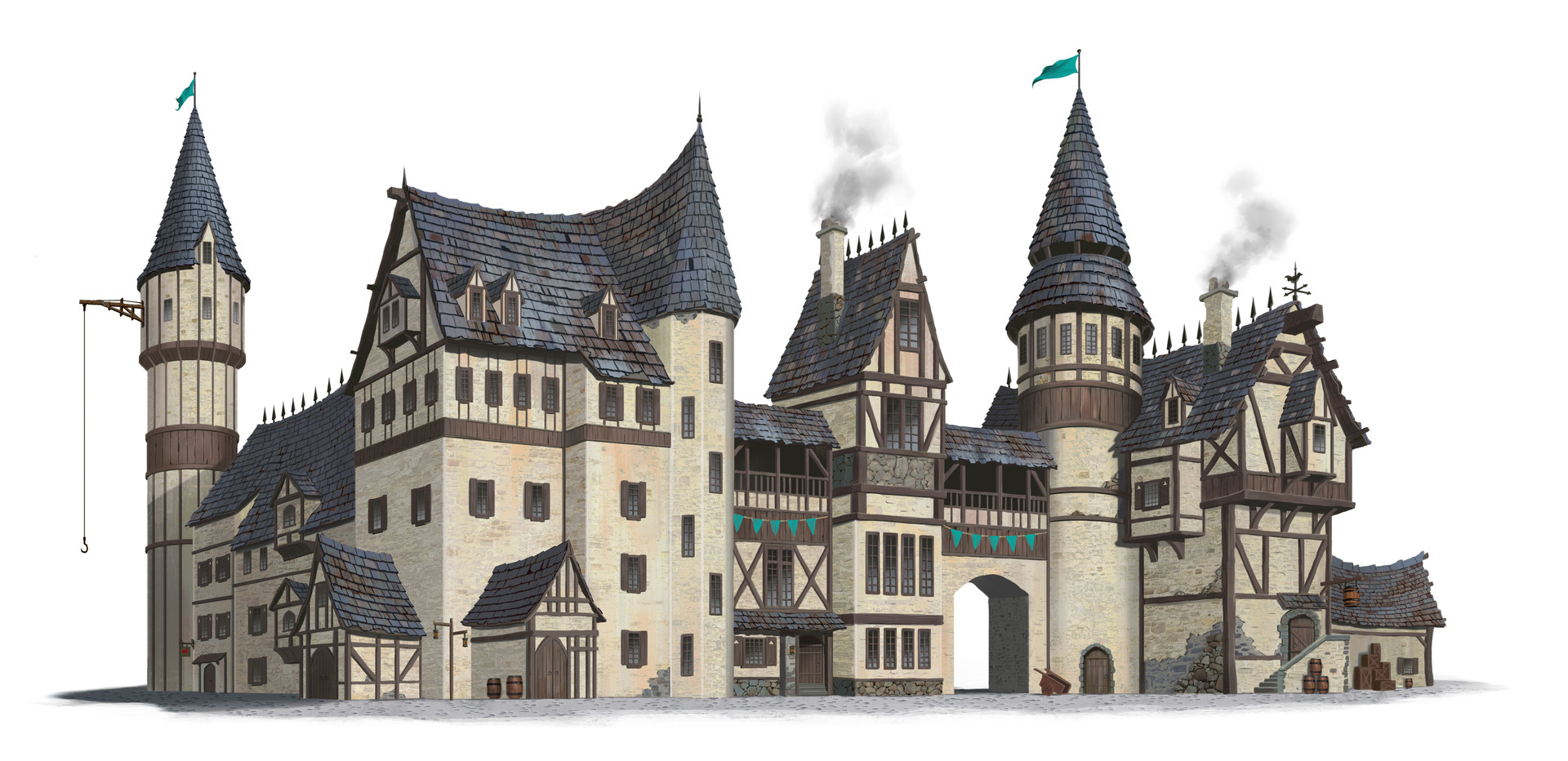 ArtStation - Buildings Buildings, Findara McAvinchey