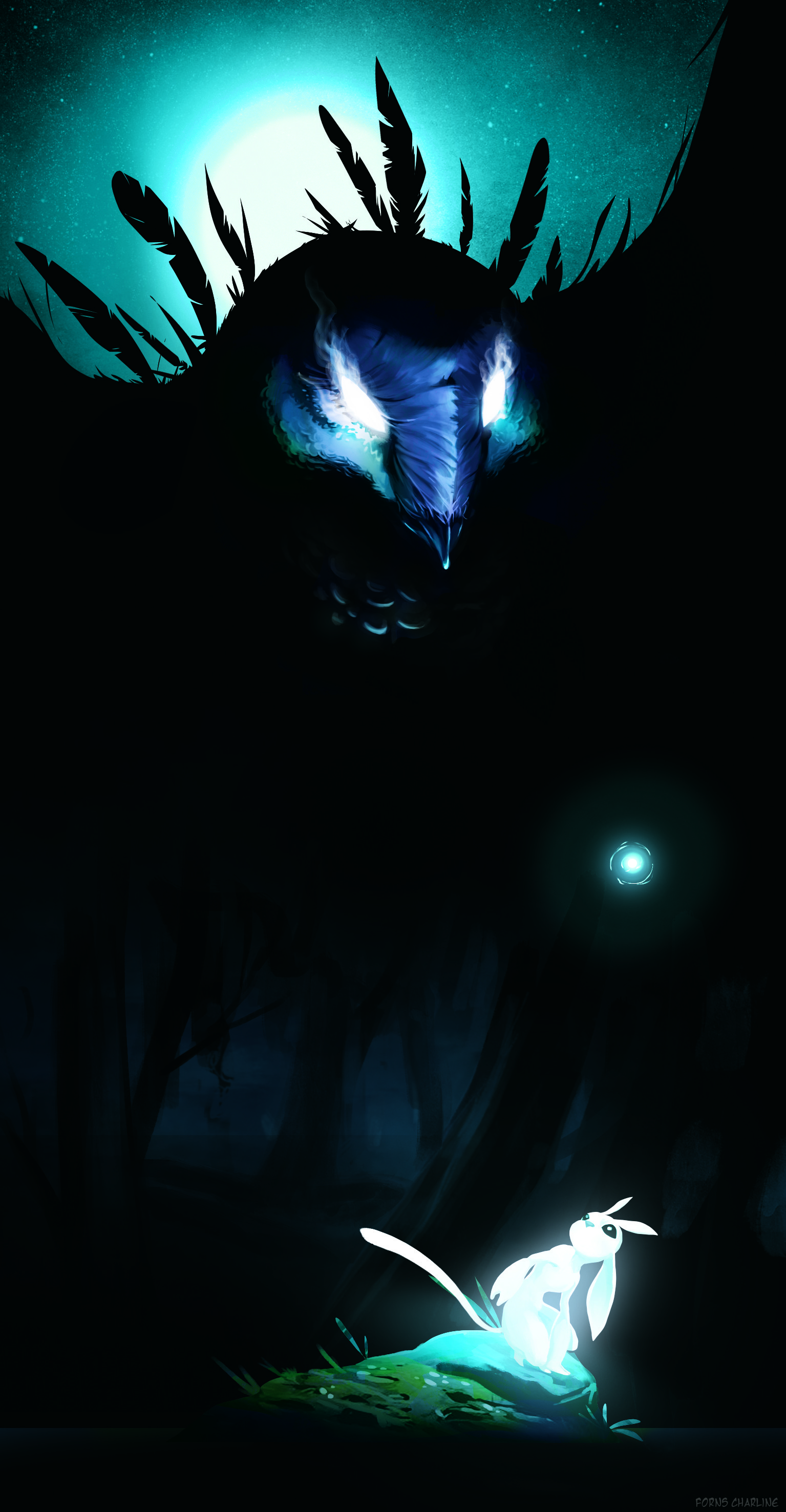 Artstation Ori And The Blind Forest Fan Art Charline Forns