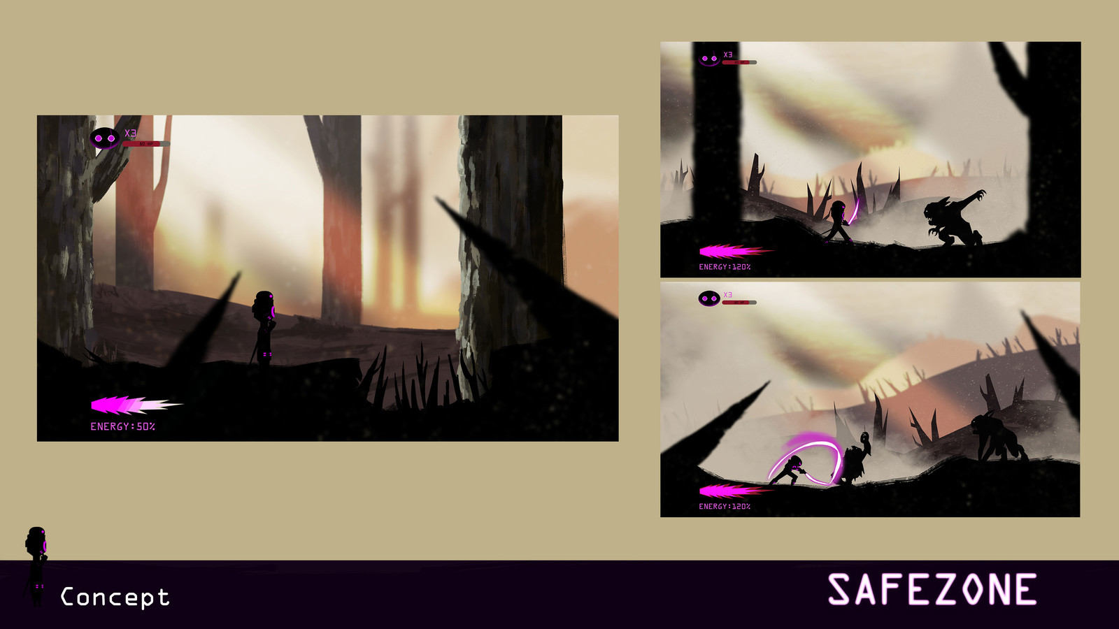 Concept art for mobile game