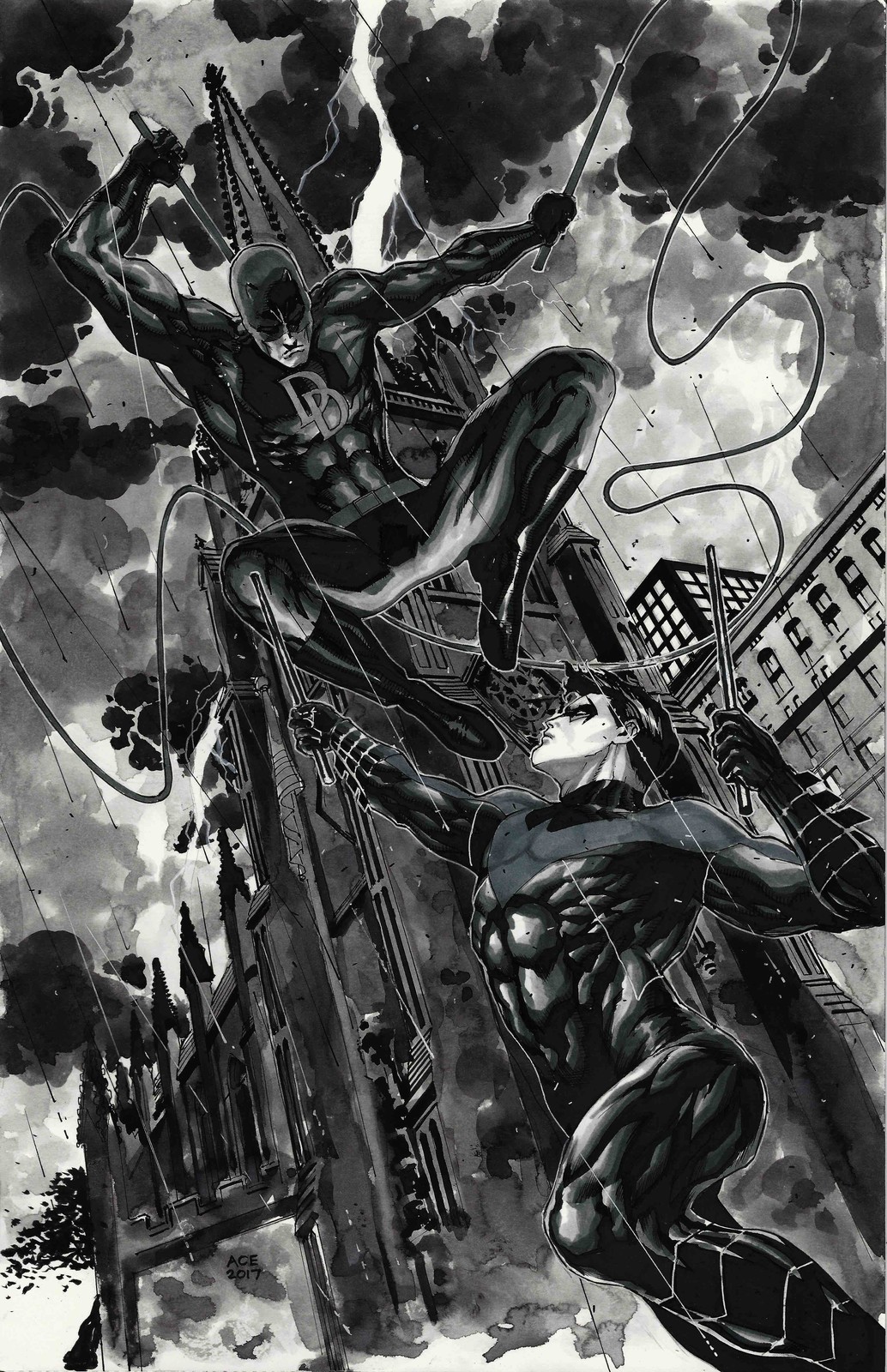 Daredevil vs Nightwing