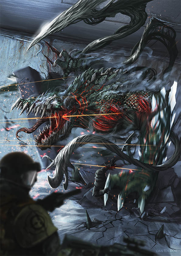 wallpapers Hard To Destroy Reptile artstation scp 682 hard to destroy