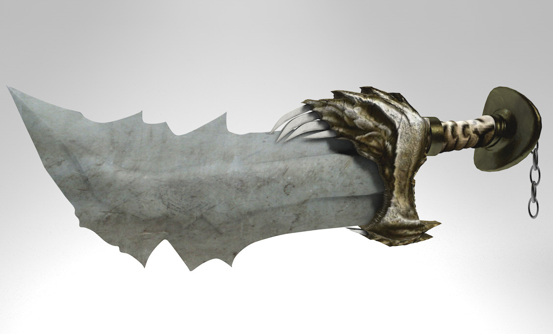 ArtStation Kratos knife