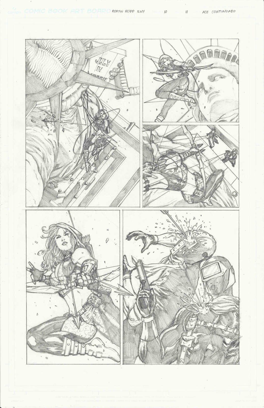 Page 11 of Robyn Hood I Love New York #10 from Zenescope Entertainment.