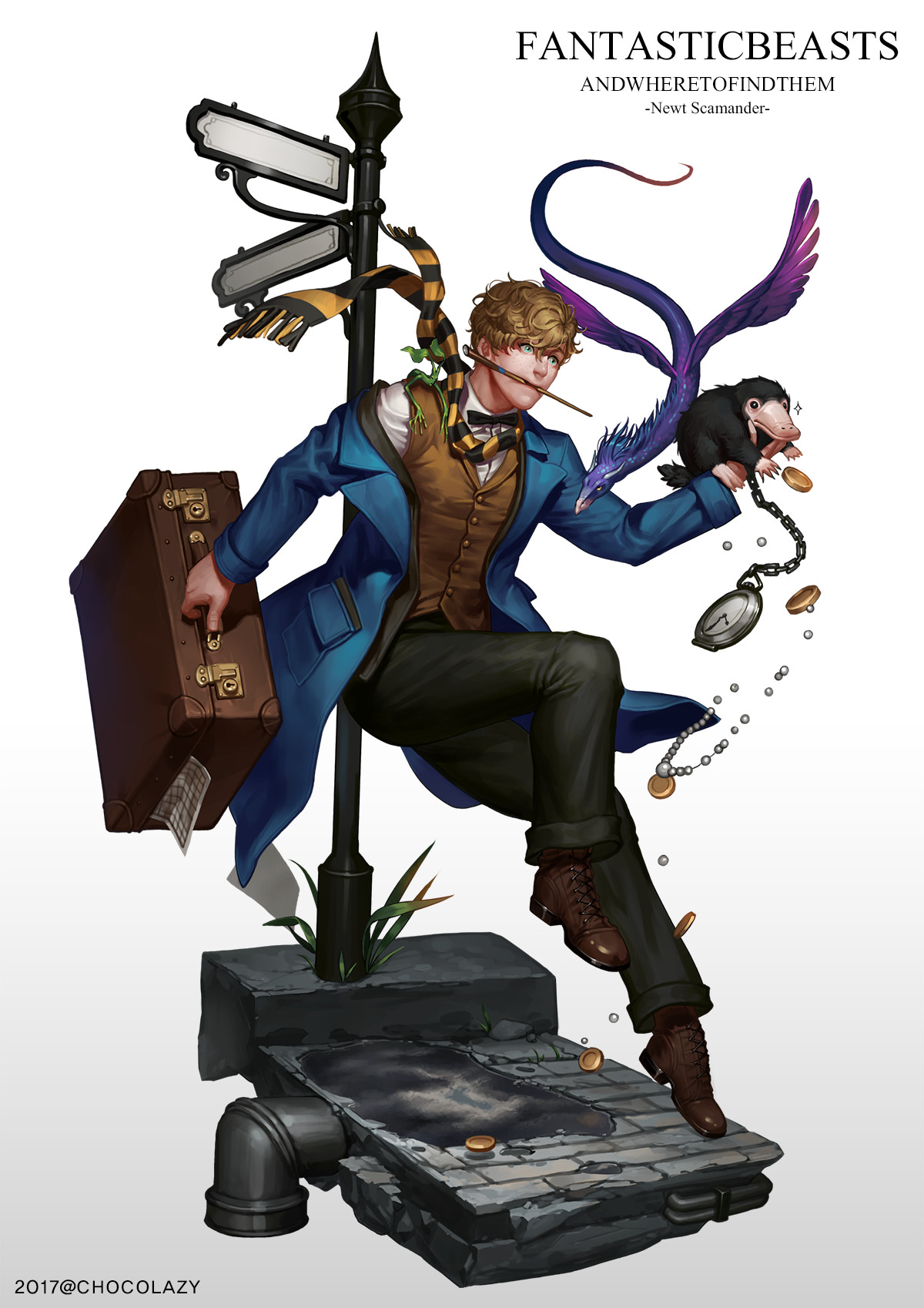 Artstation Fantastic Beasts And Where To Find Them Fan Art Sojin Kang Chocolazy
