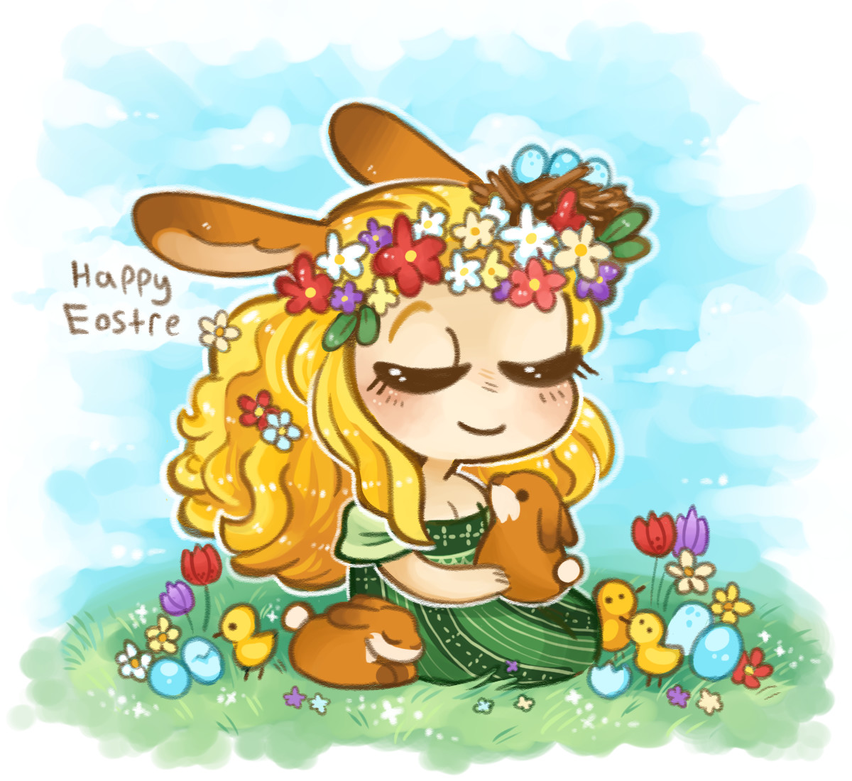 ArtStation - Celebrating Eostre