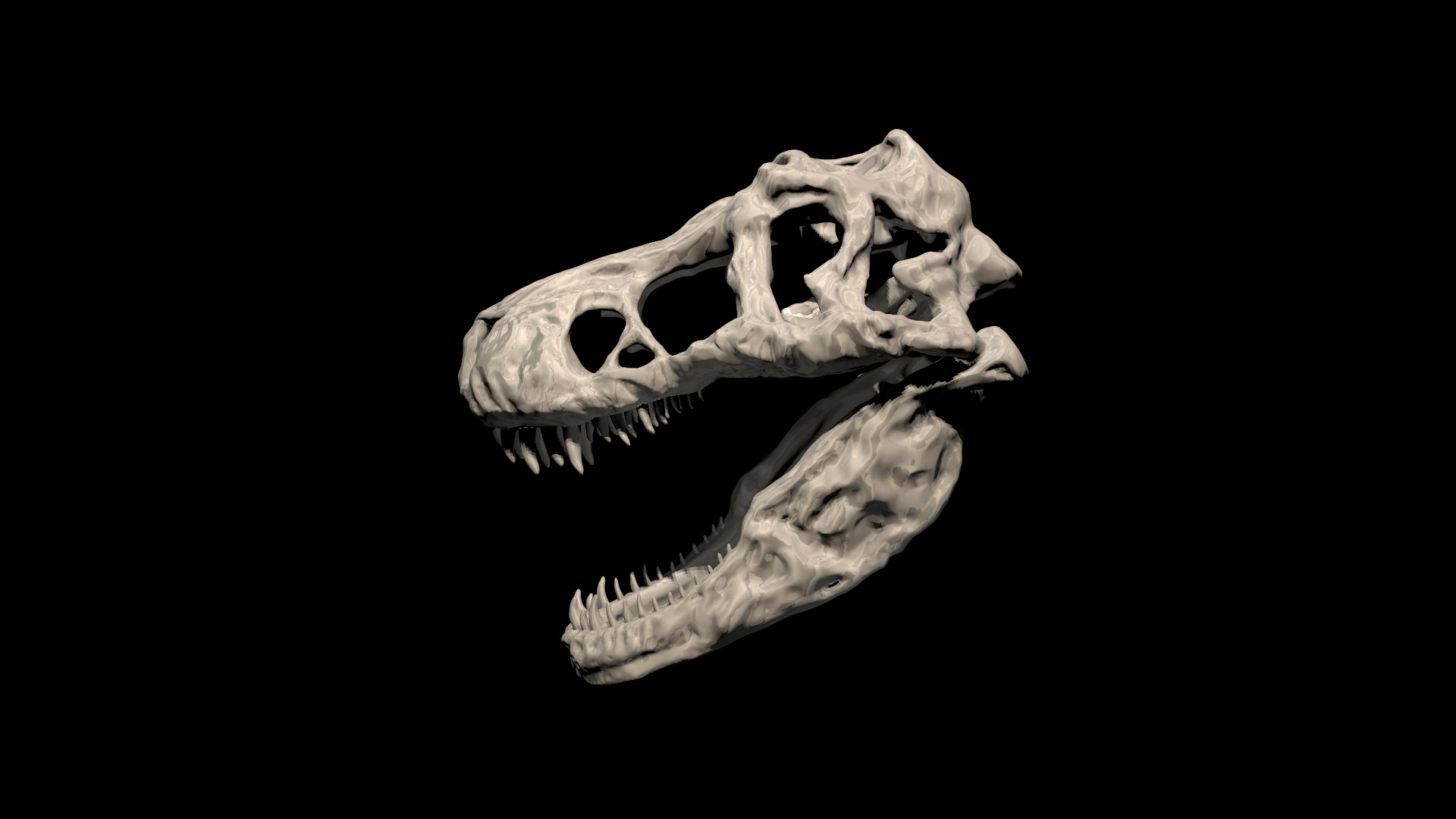 Artstation T Rex Skull Yuta Takashina