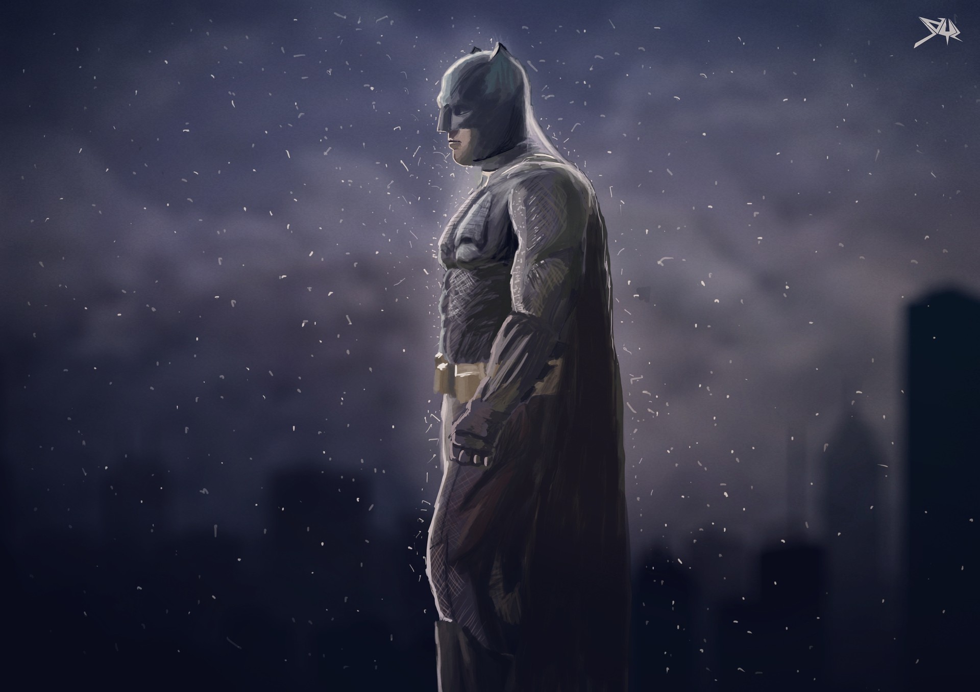 Artstation Batman Digital Painting Jazzy Muhammed