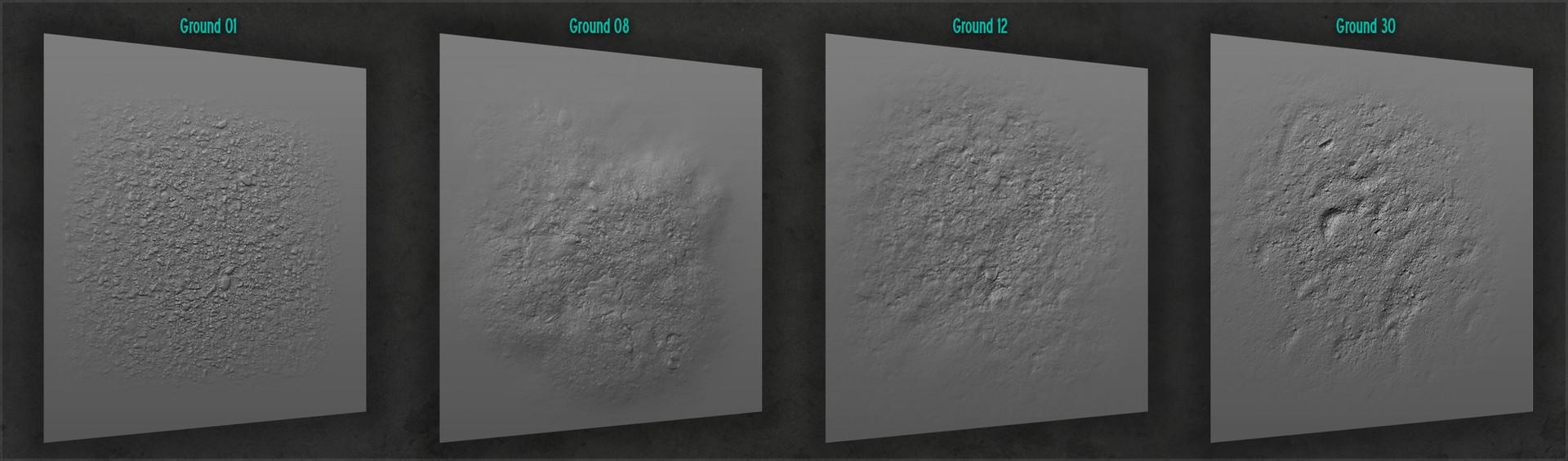 artstation zbrush alpha pack ground