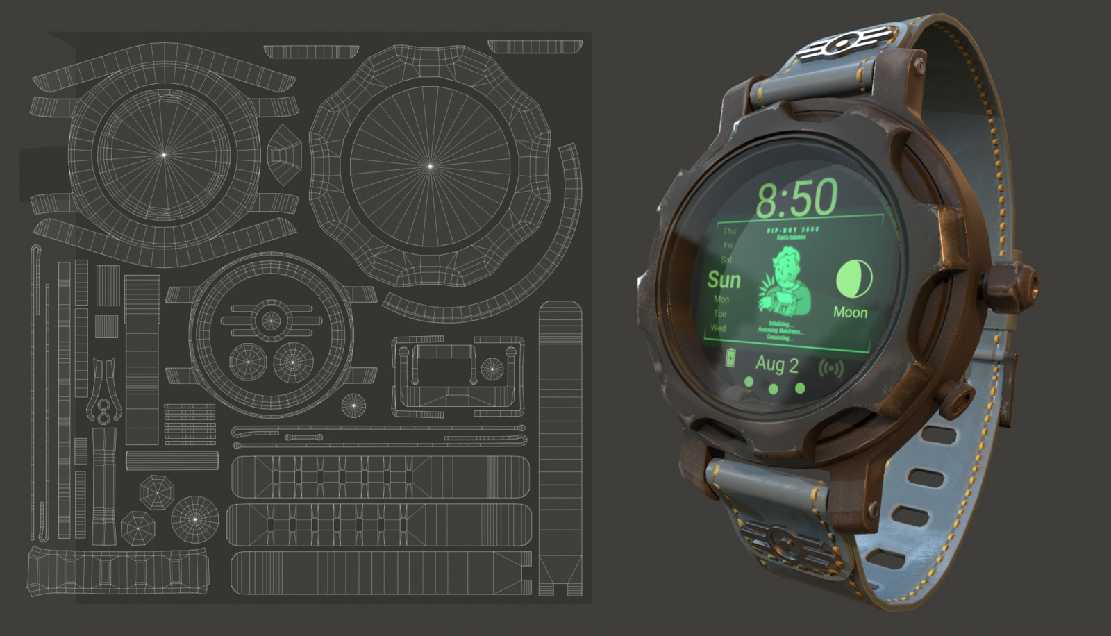 Fallout 4 часы на руку фото 8