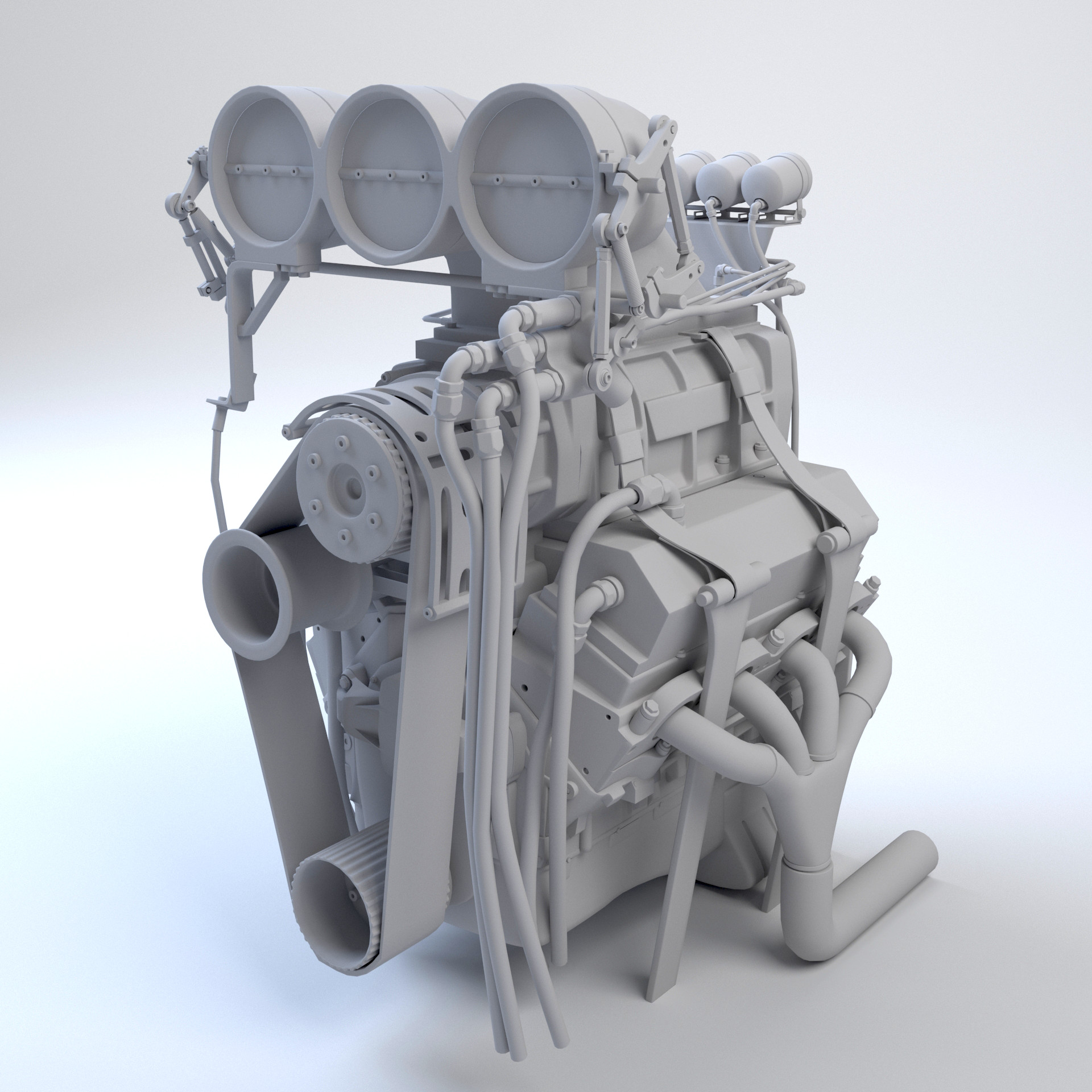 Animated Engine 3d model - CadNav