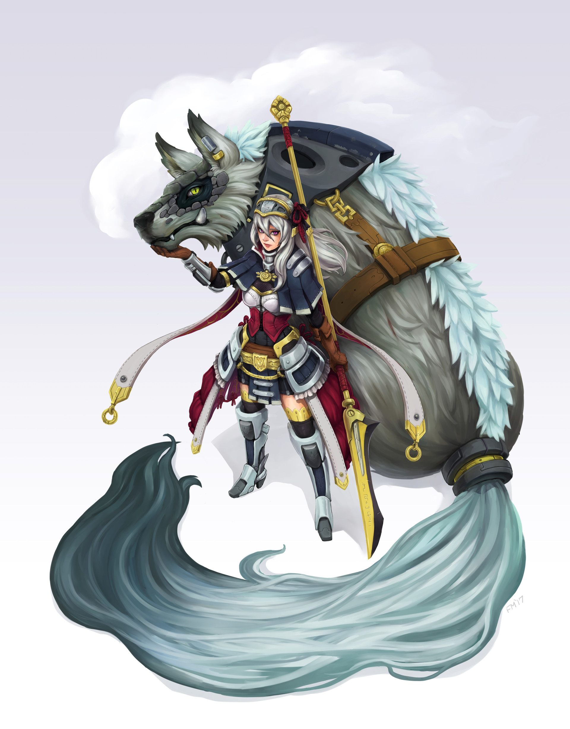 ArtStation - Girl and Beast