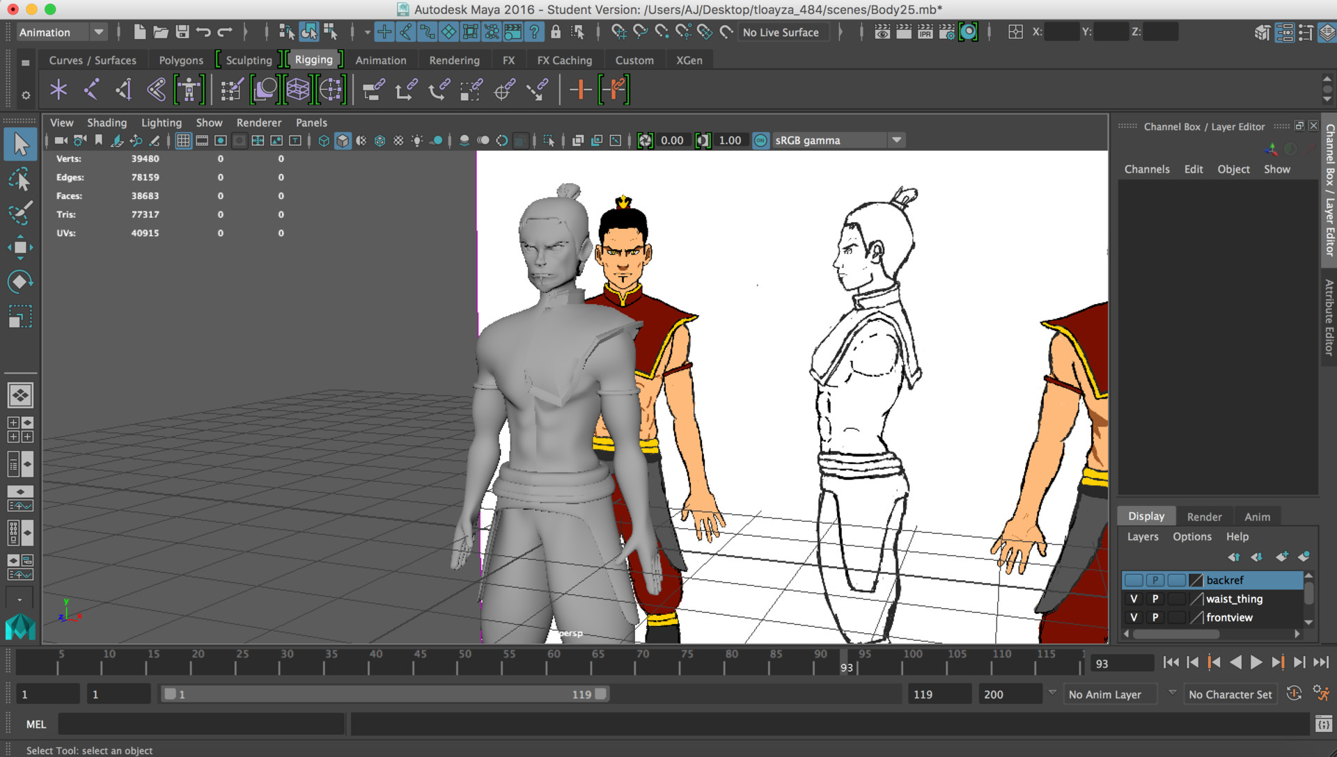 Artstation 3d Human Character Young Ozai Tomas Loayza