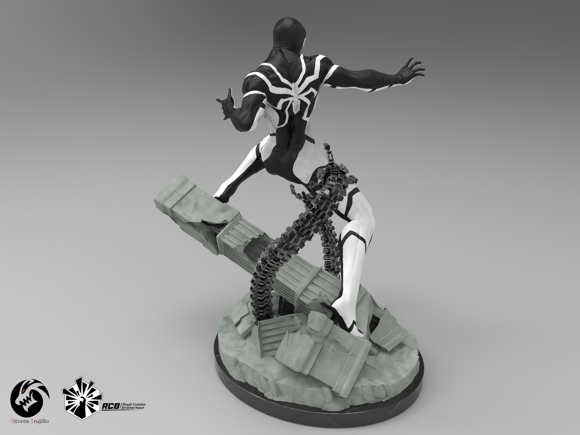 Artstation Spiderman Future Foundation 1 4 Scale Statue Artstation Spiderman Future Foundation 1 4 Scale Statue