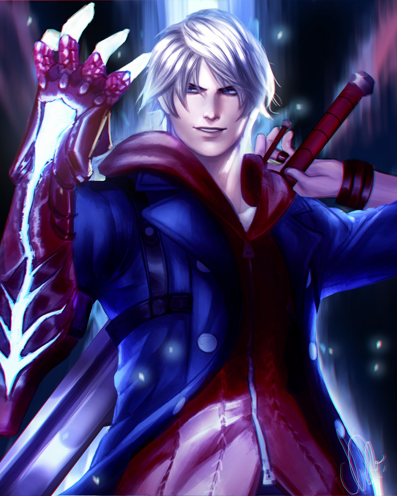 Nero art. Неро Devil May Cry. Неро ДМС 4. Неро Devil May Cry 5. Devil May Cry 4 Nero.