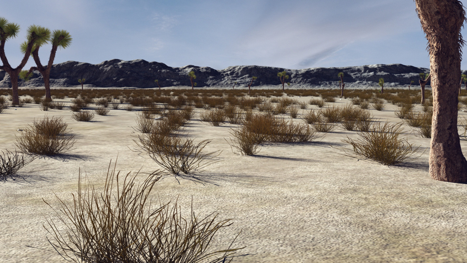 Desert Landscape 3D Model